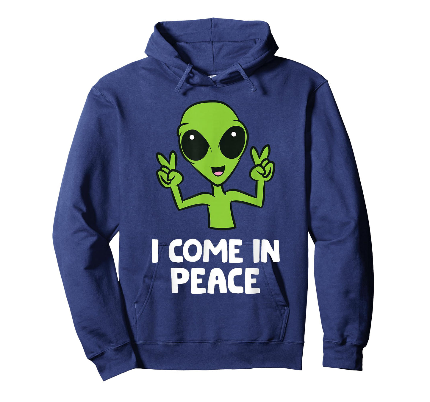 Alien I Come In Peace Space Rave EDM Music Alien T-Shirt