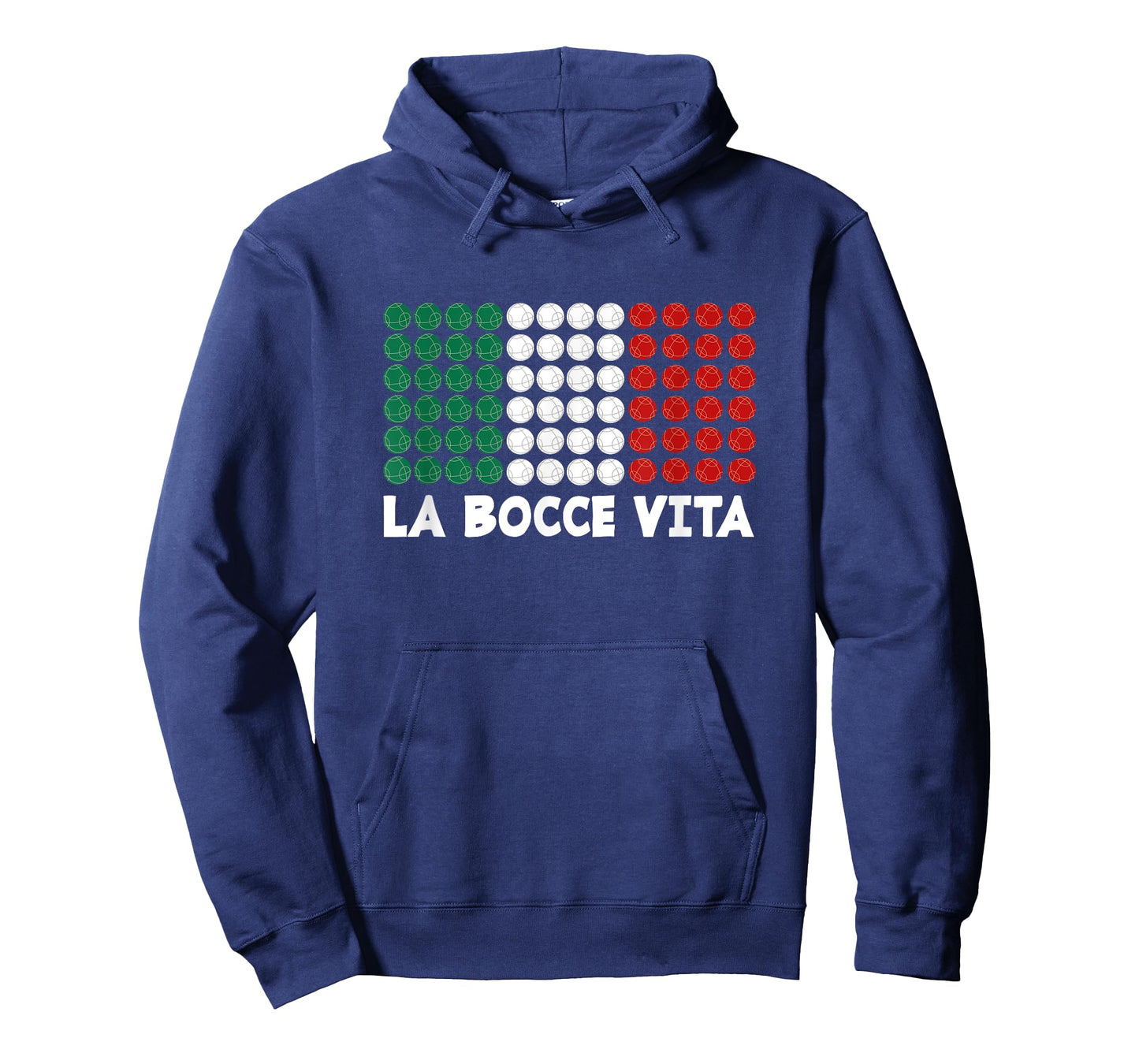La Bocce Vita - Italian Flag Colors Italian Patriot Bocce T-Shirt