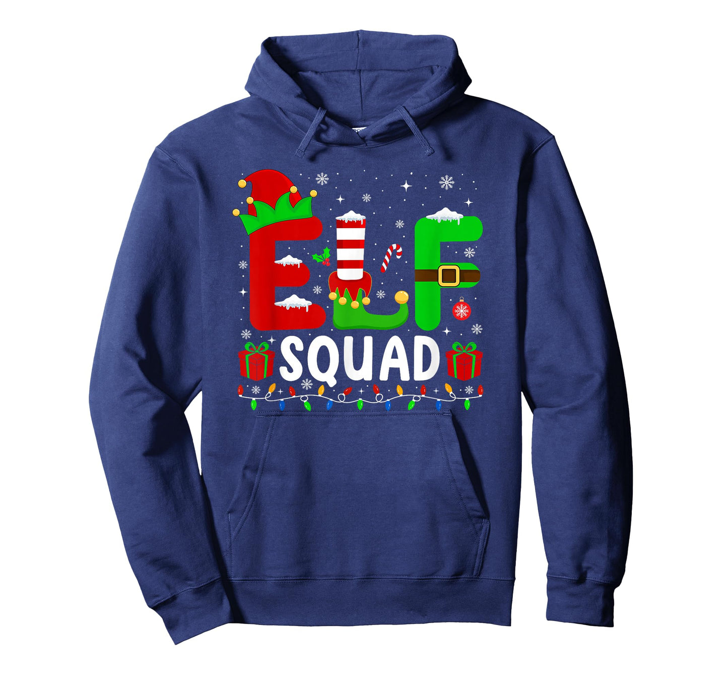 Elf Squad Elf Christmas Family Matching Funny Xmas Pajamas T-Shirt