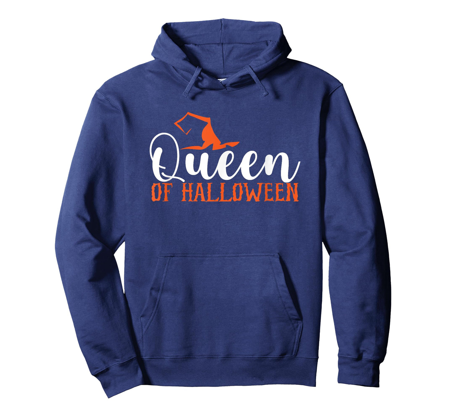 Queen Of Halloween Funny Witch Hat T-Shirt