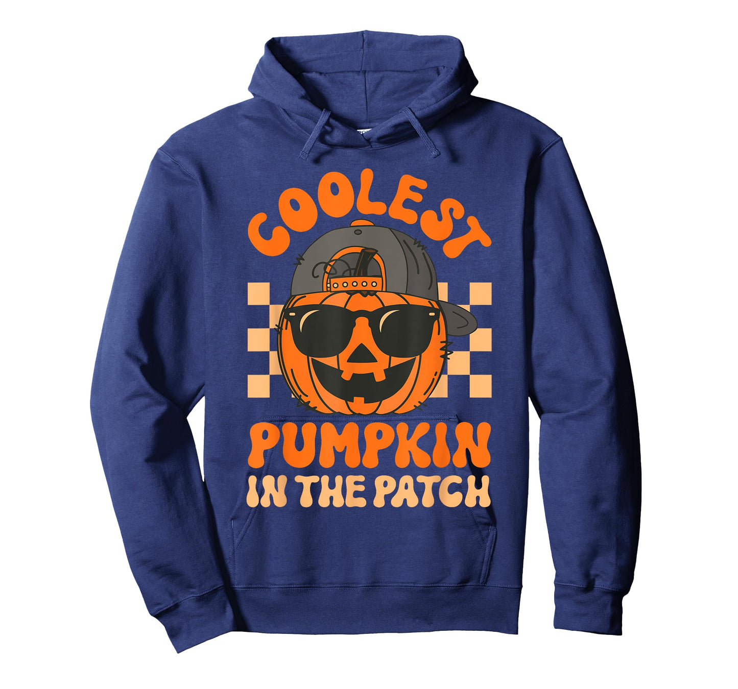 Groovy Coolest Pumpkin In The Patch Halloween For Boys Kids T-Shirt