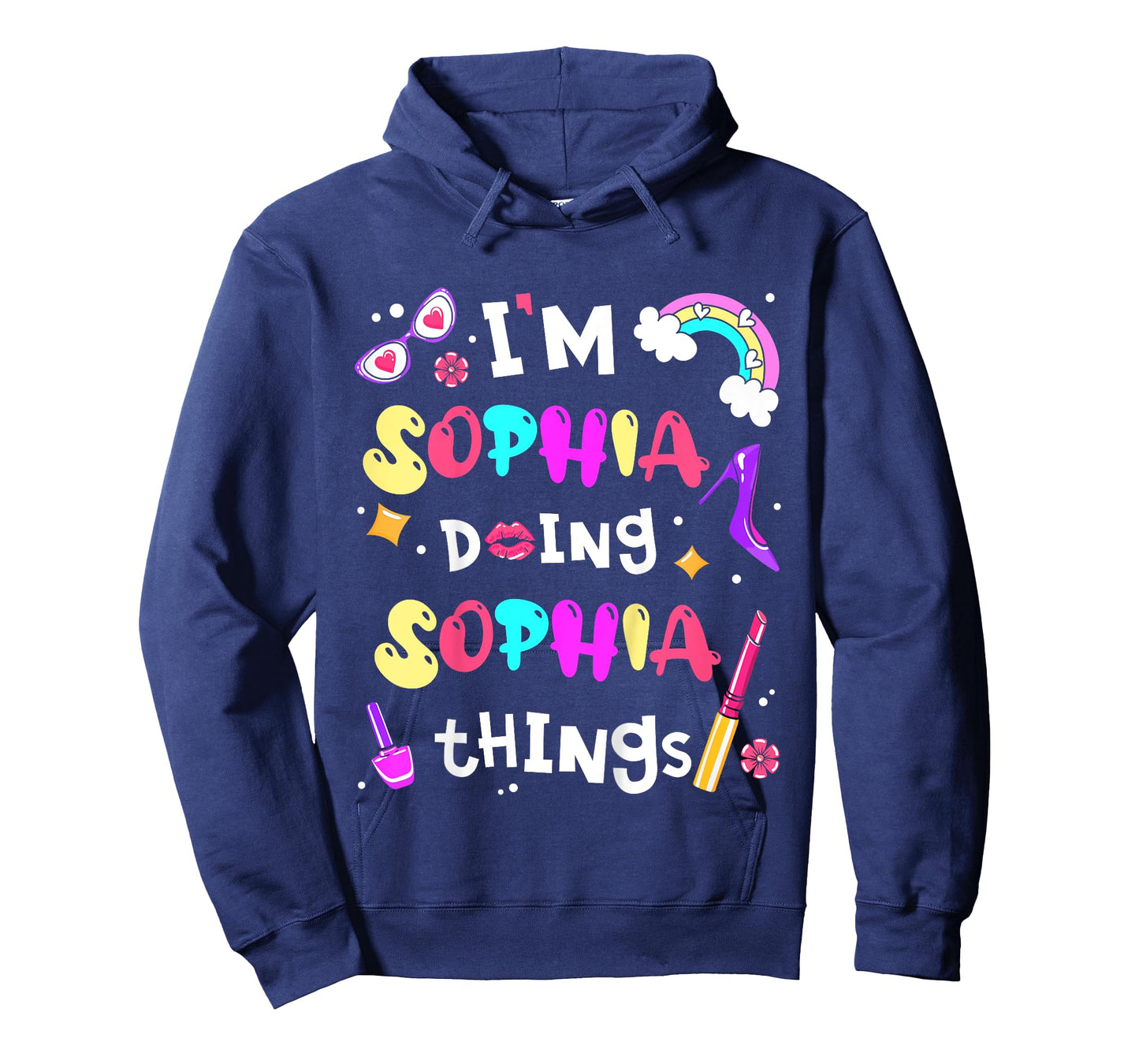 Kids I'm Sophia Doing Sophia Things Cute Girls Personalized Name T-Shirt