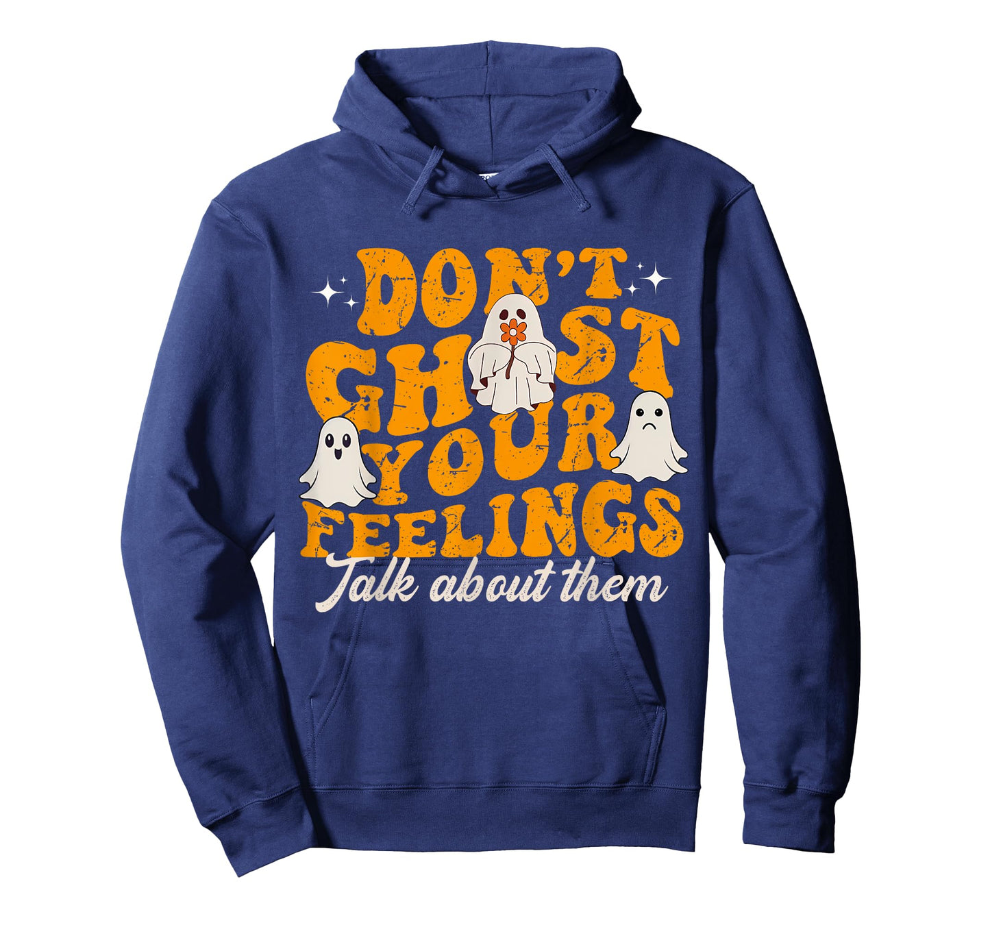 Funny Mental Health Halloween Don't Ghost Your Feelings T-Shirt