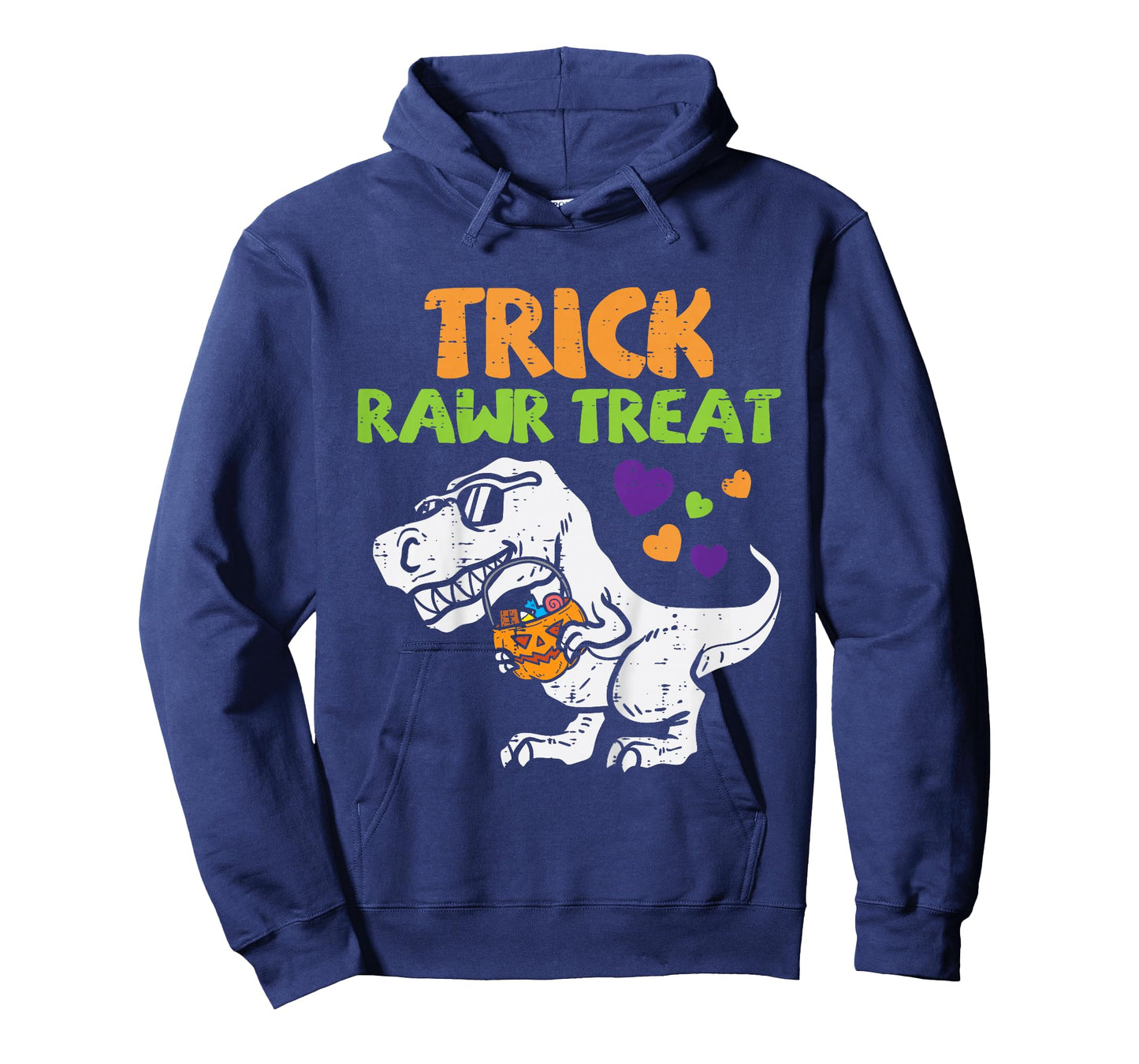 Kids Trick Rawr Treat Dinosaur Trex Toddler Boys Halloween Kids T-Shirt