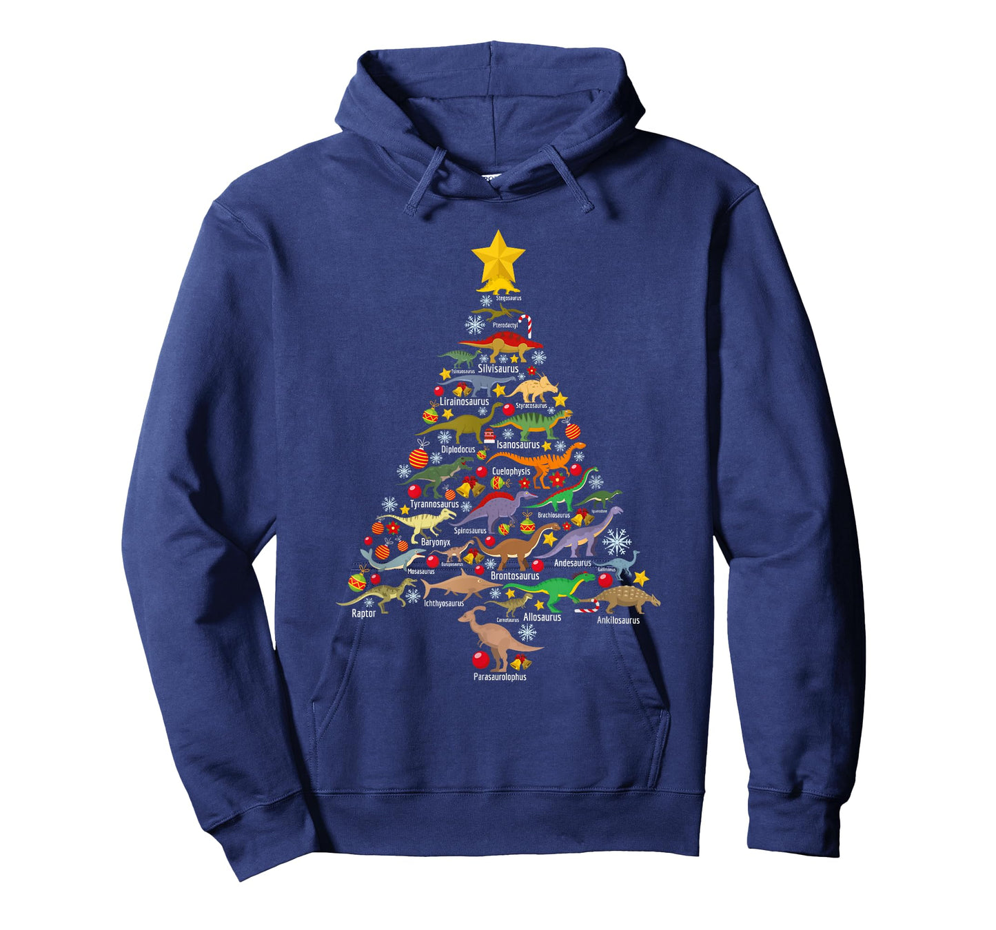 Dinosaur Christmas Tree Dino TRex Paleontologist Xmas Men T-Shirt