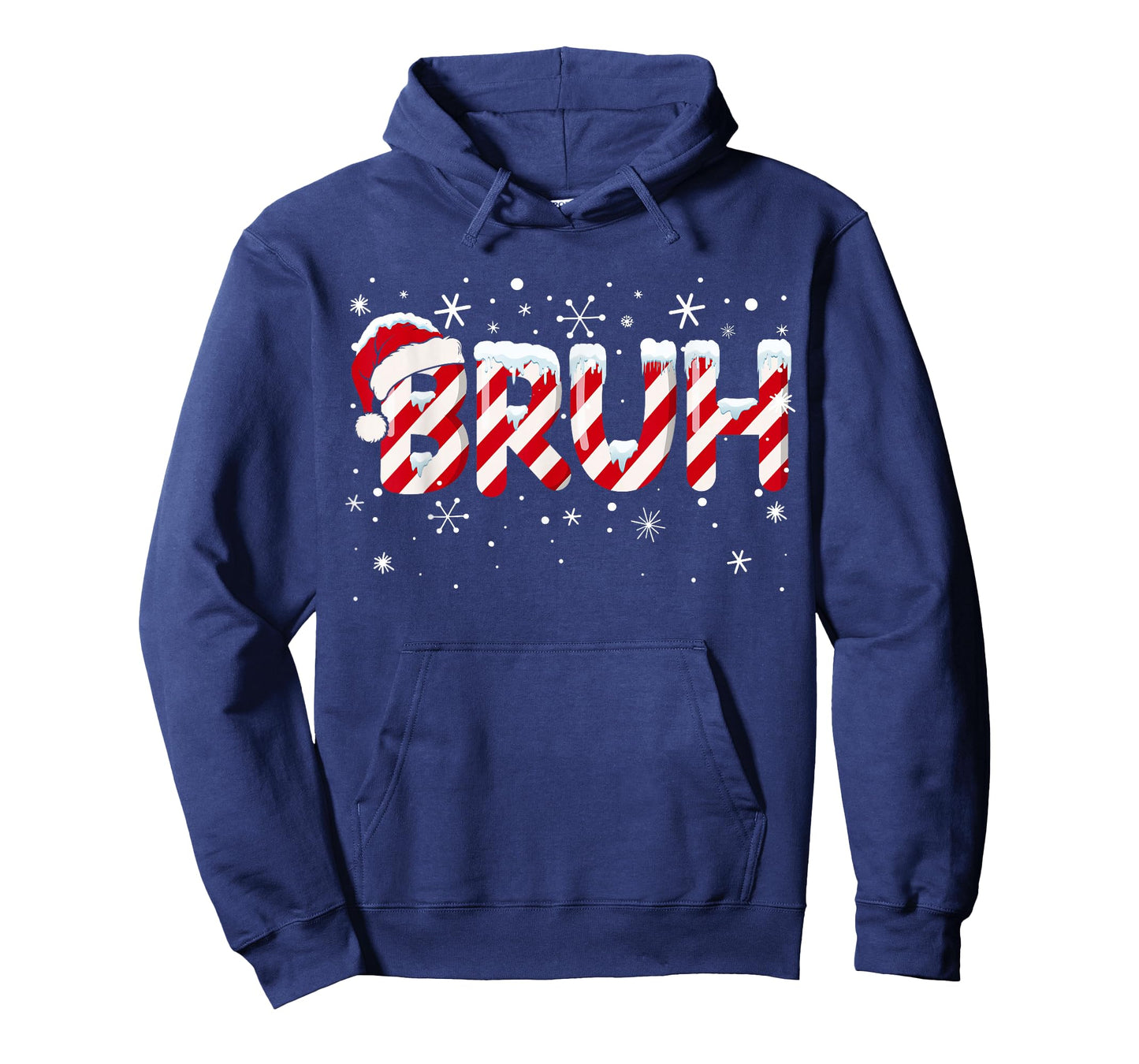 Bruh Christmas Candy Cane for Teen Boys Funny Xmas Bruh T-Shirt