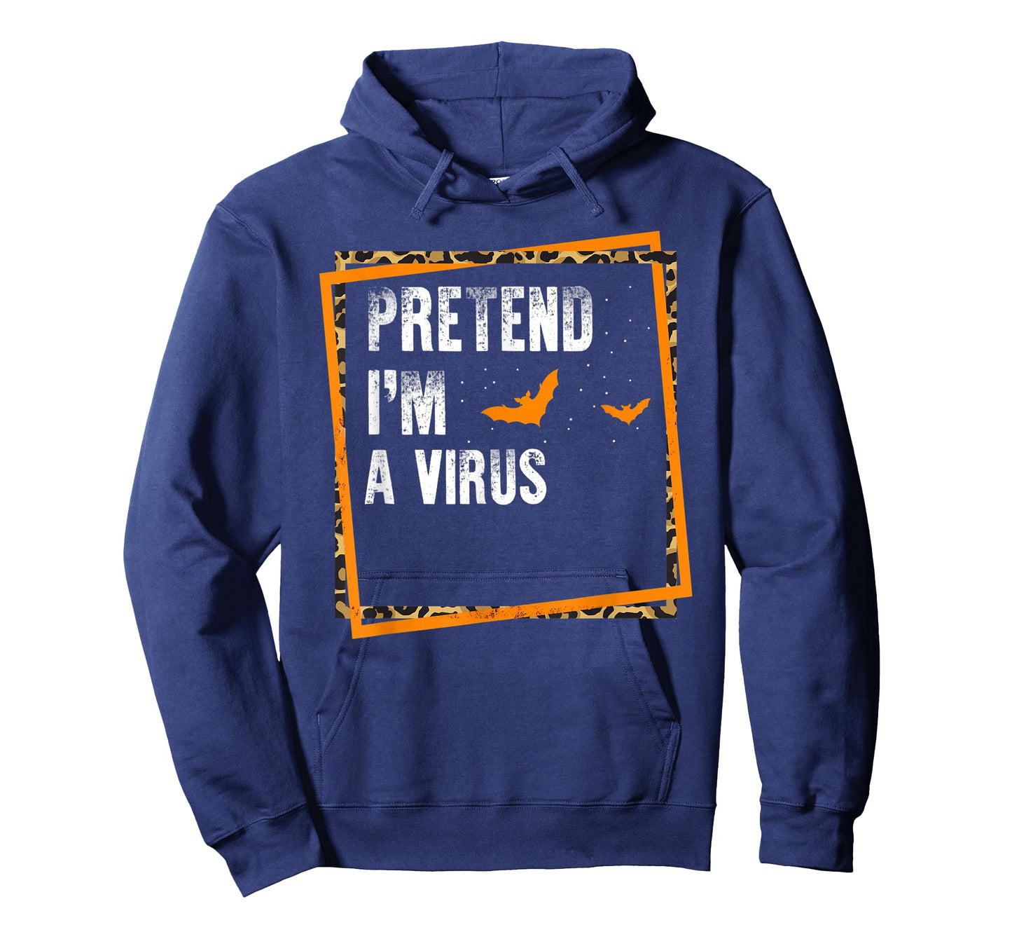 Pretend I'm A Virus Easy Lazy Halloween Costume Party T-Shirt
