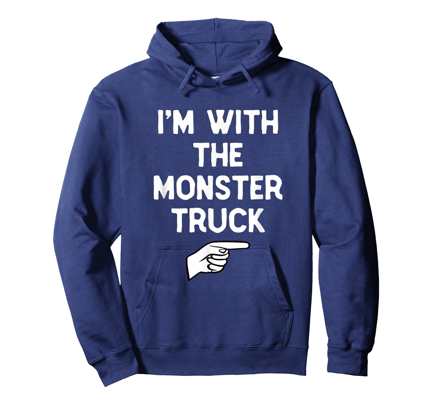 Iโm With The Monster Truck Funny Halloween Matching Costume T-Shirt