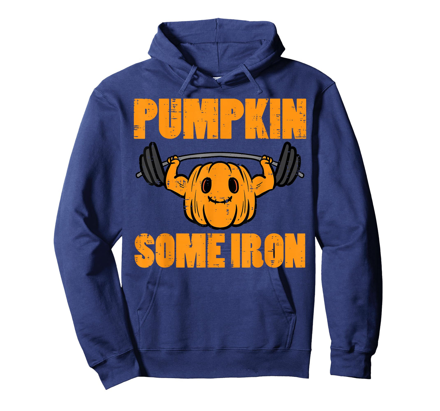 Halloween Gym Pumpkin Some Iron Workout Costume Men Women T-Shirt