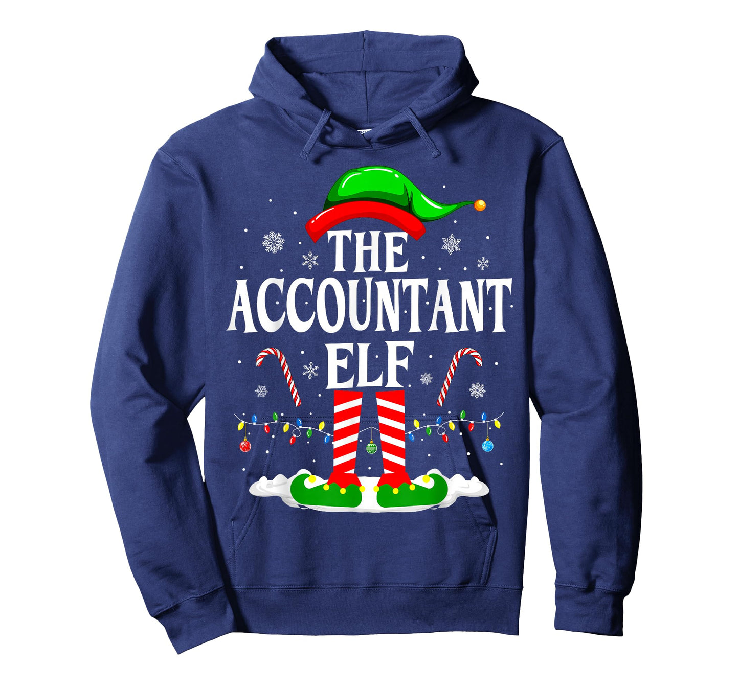 The Accountant Elf Xmas Funny CPA Christmas Accountant T-Shirt