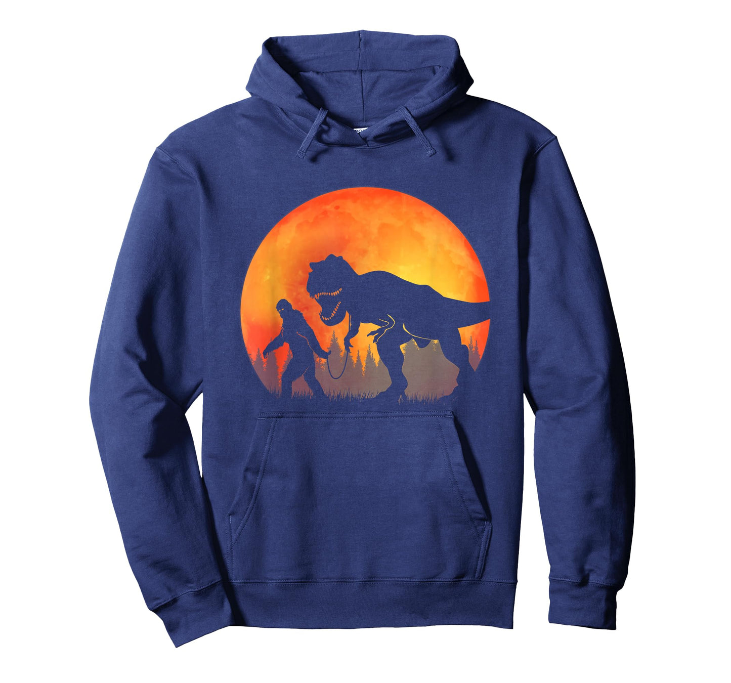 Bigfoot Dinosaur - Bigfoot and TRex T-Shirt