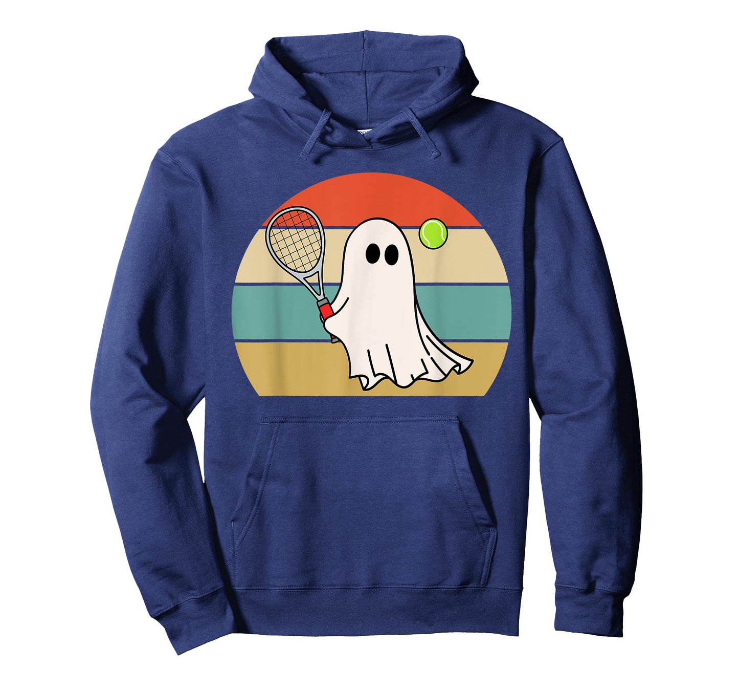 Funny Ghost Playing Tennis Lover For Men Women, Halloween T-Shirt