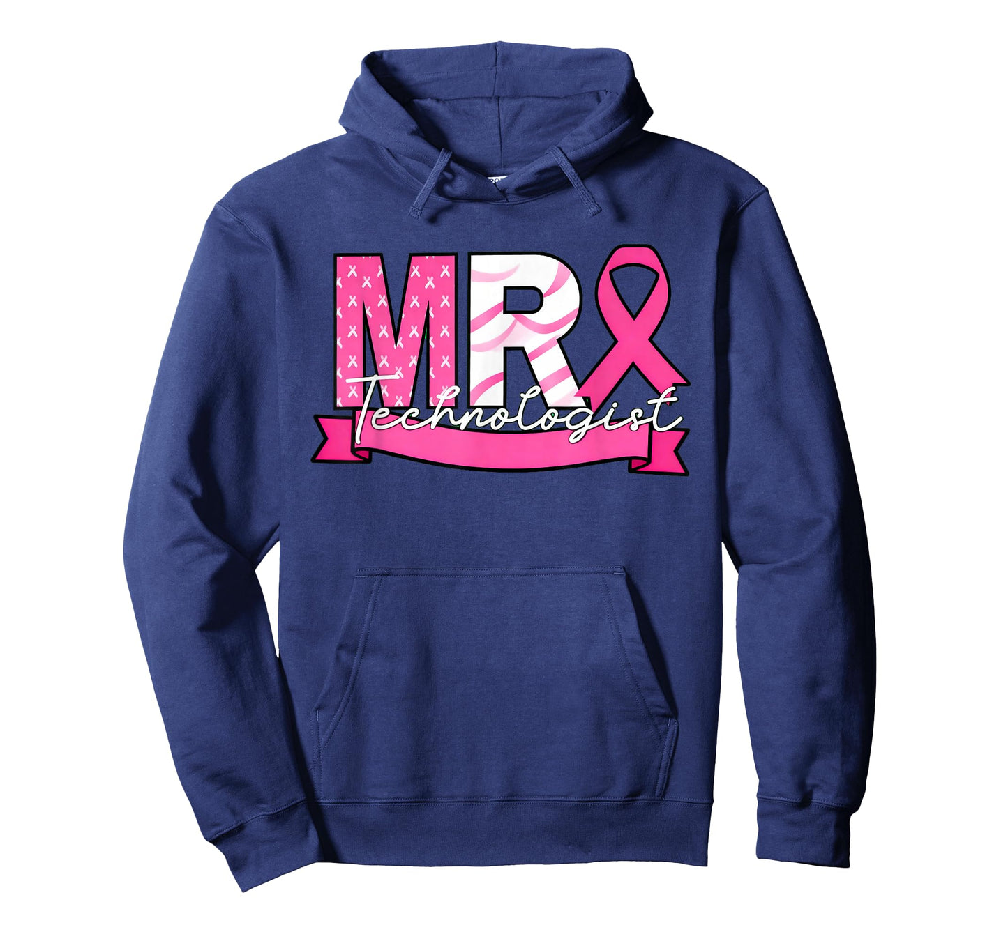 MRI Technologist Breast Cancer Awareness Sweat Diagnostic Im T-Shirt