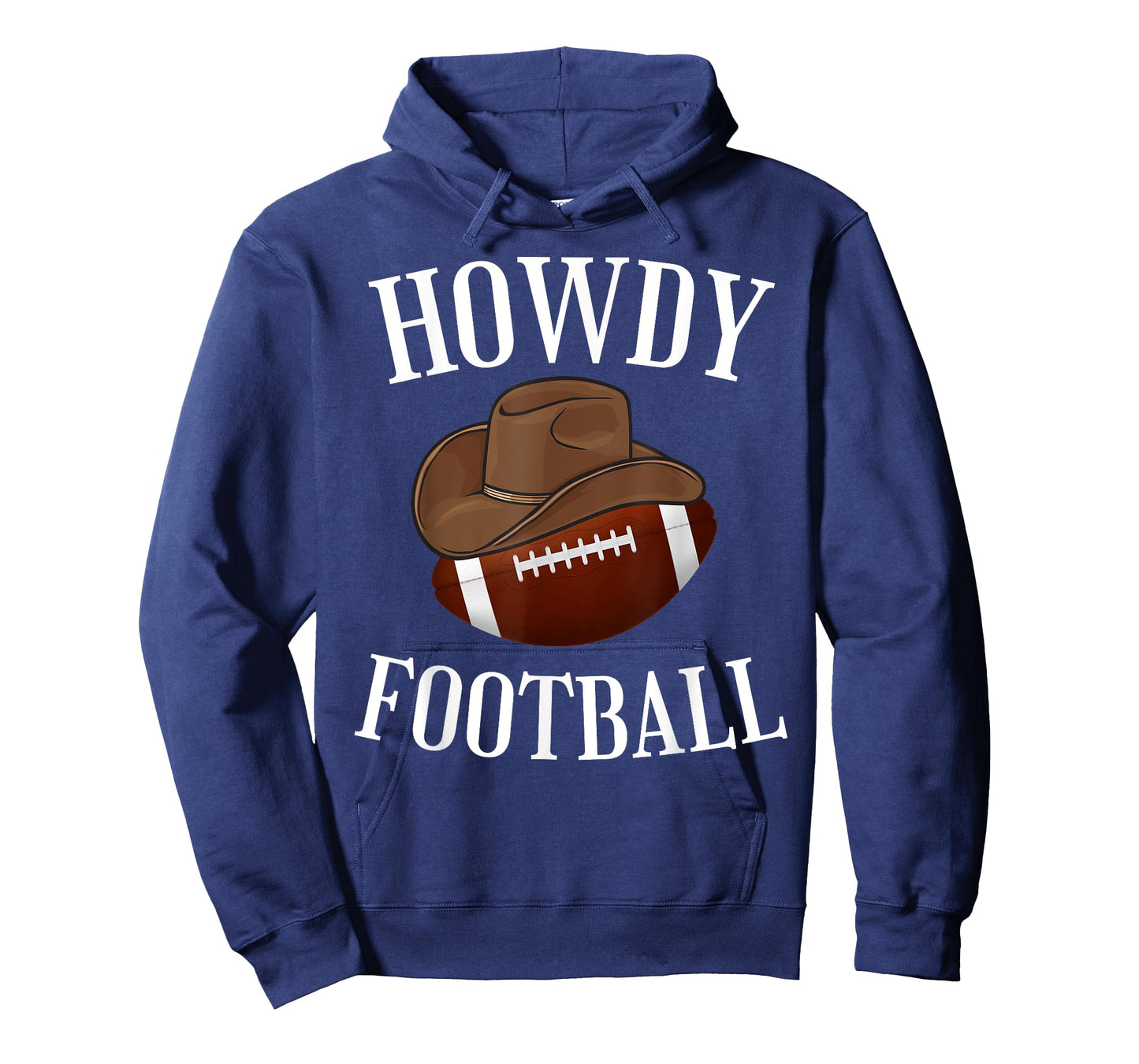 Howdy Football Cowboy Cowgirl Western Football Lover T-Shirt