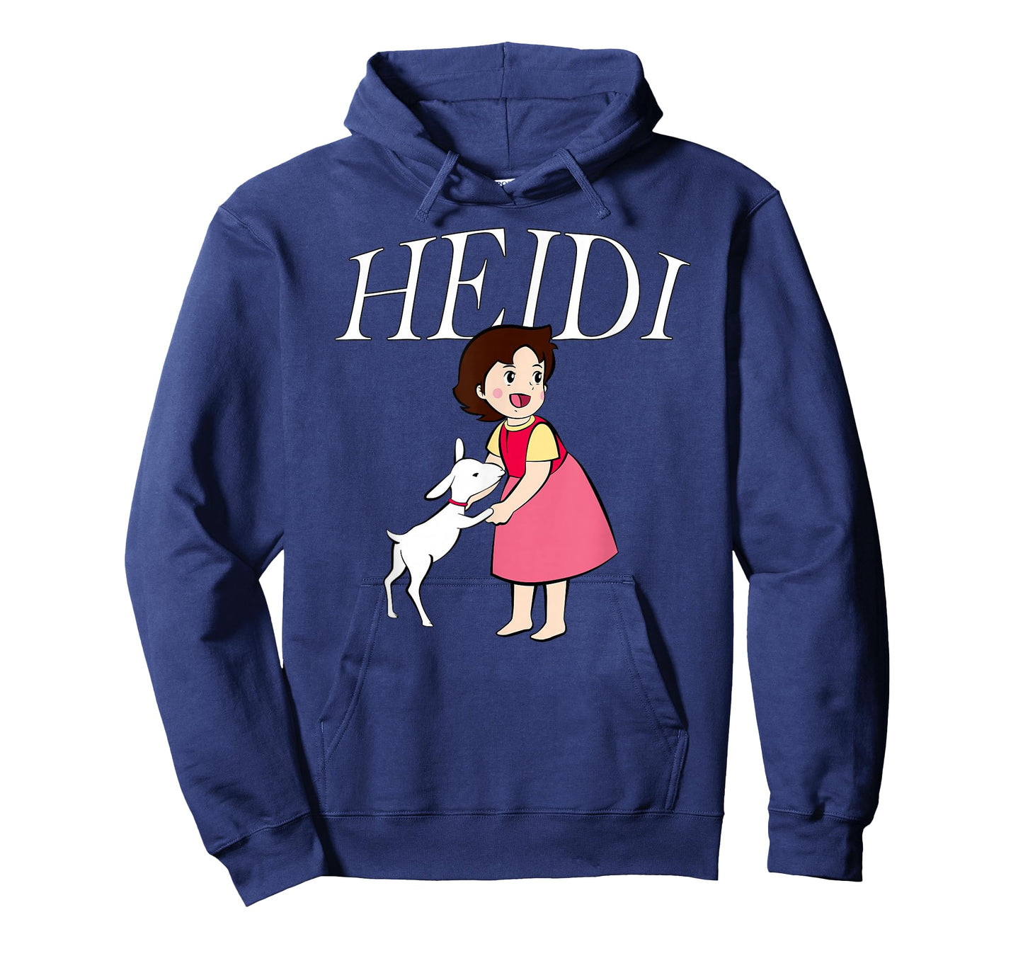Heidi with Goat Cute Cartoon TV Series with Logo T-Shirt