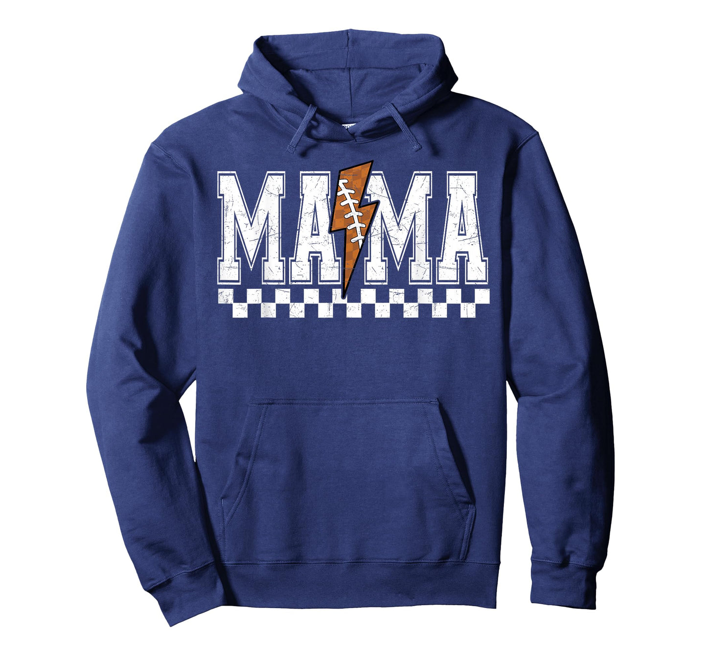 Football Mama Fall Lightning Bolt Football Mom Game Day T-Shirt