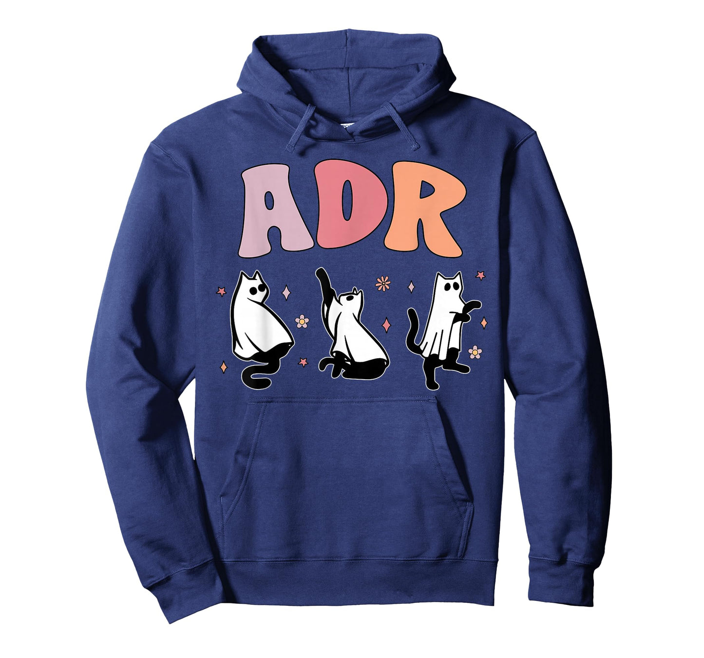 ADR Cat Ghost Vet Tech Halloween Medicine Veterinary Spooky T-Shirt