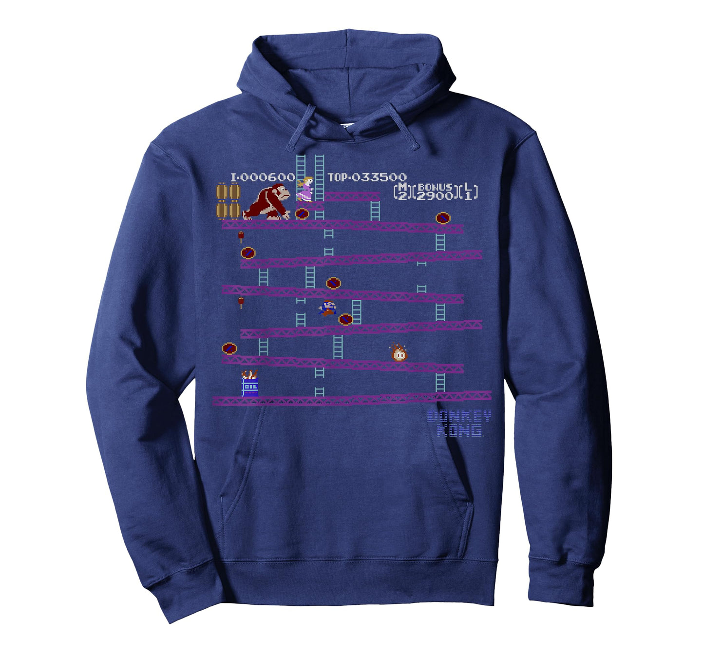 Nintendo Donkey Kong 8-Bit Side Scroll Graphic T-Shirt T-Shirt