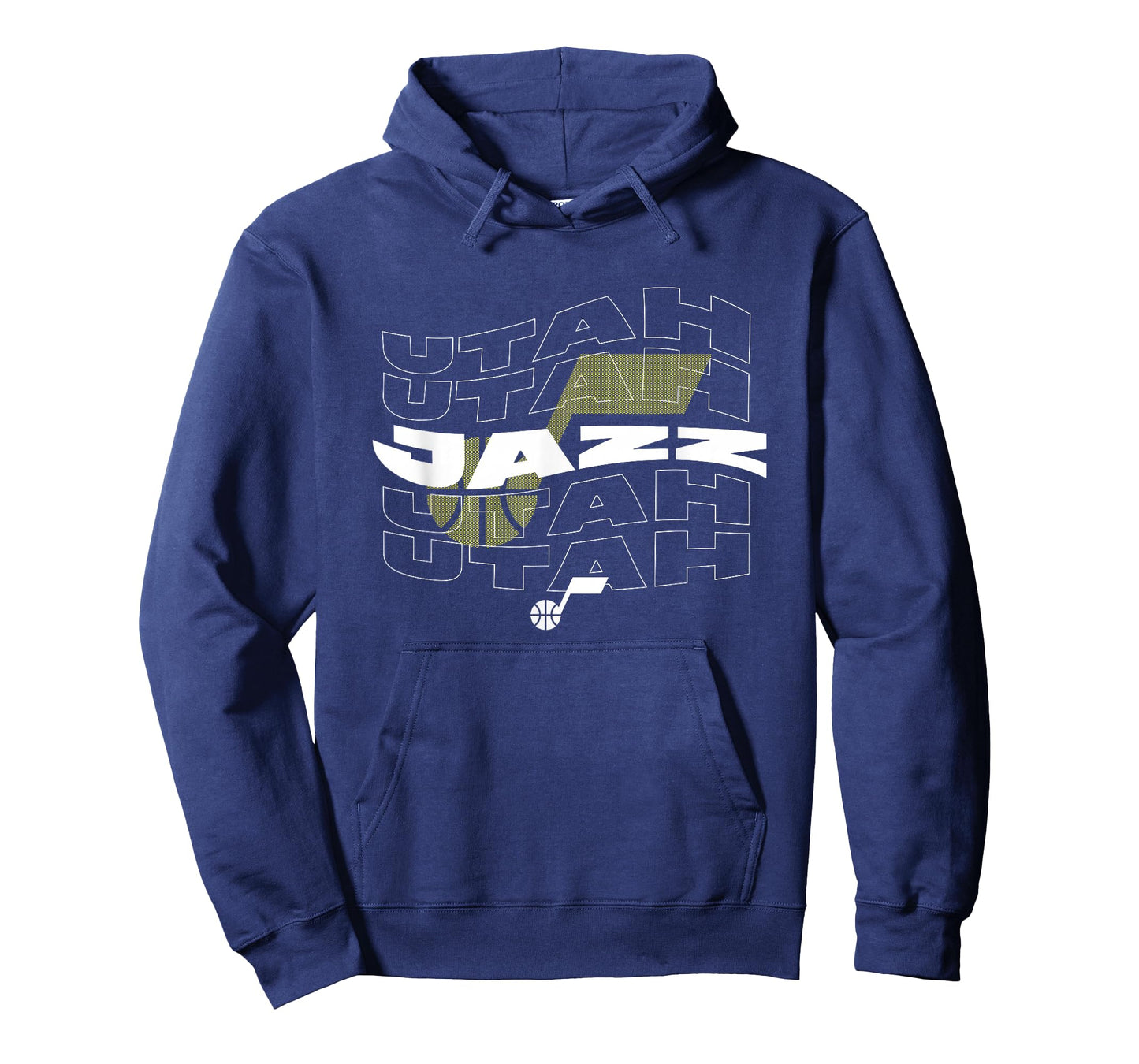 NBA Utah Jazz Wave Outline Team Logo T-Shirt