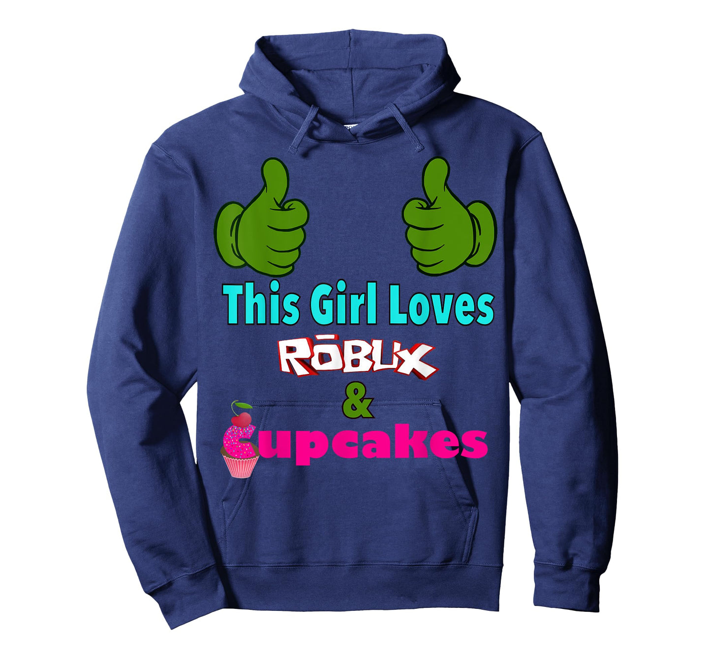 gamer girl design saying This girl loves ROBUX and cupcakes T-Shirt
