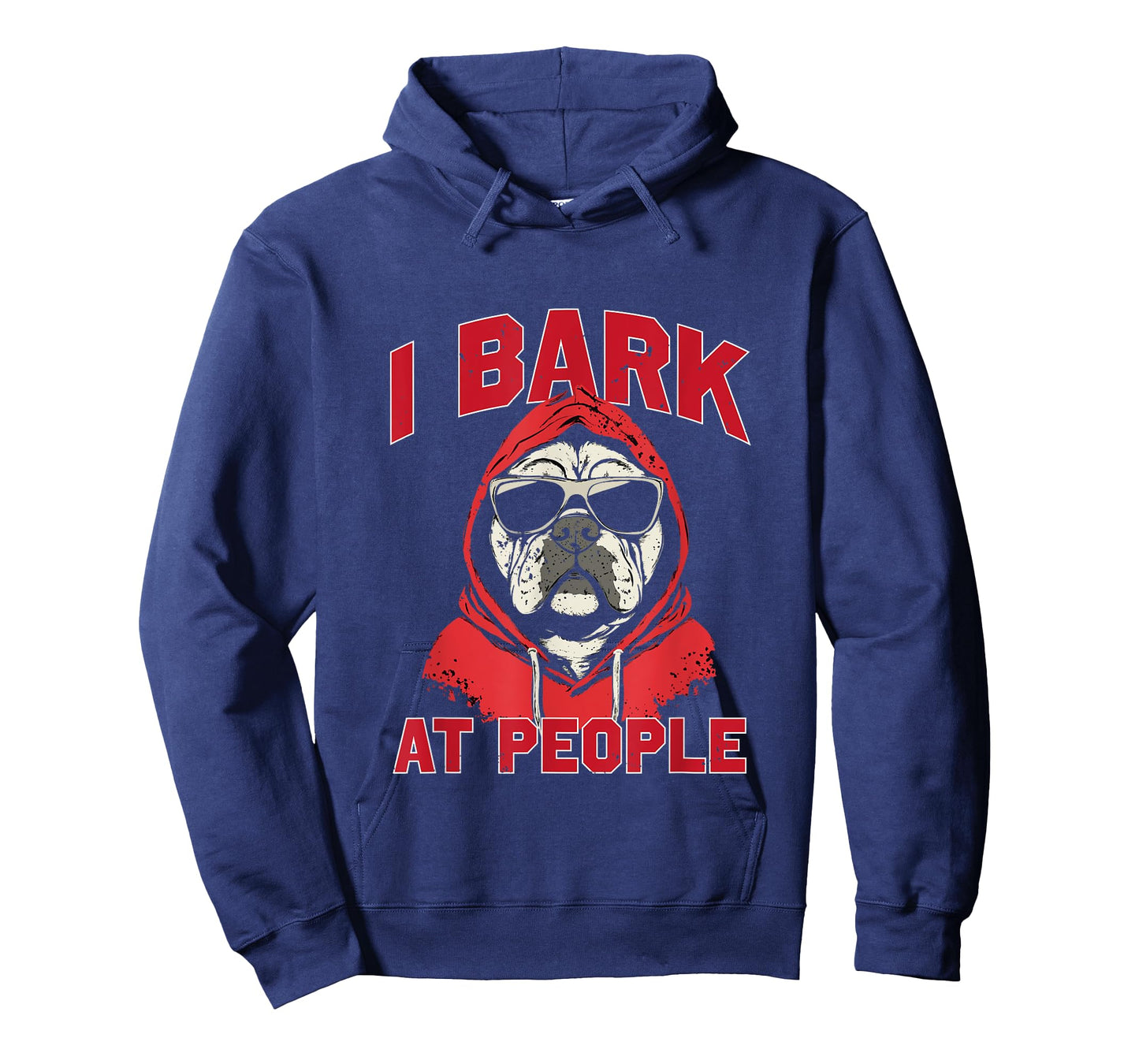 I Bark At People Tee - Funny Georgia Fan Merch T-Shirt