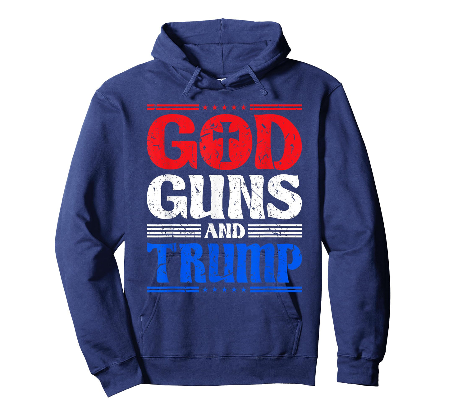God Guns And Trump American Flag Patriot Women Men T-Shirt