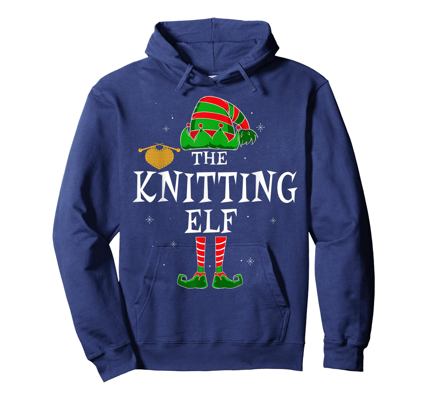 The Knitting Elf Group Matching Family Christmas Funny T-Shirt