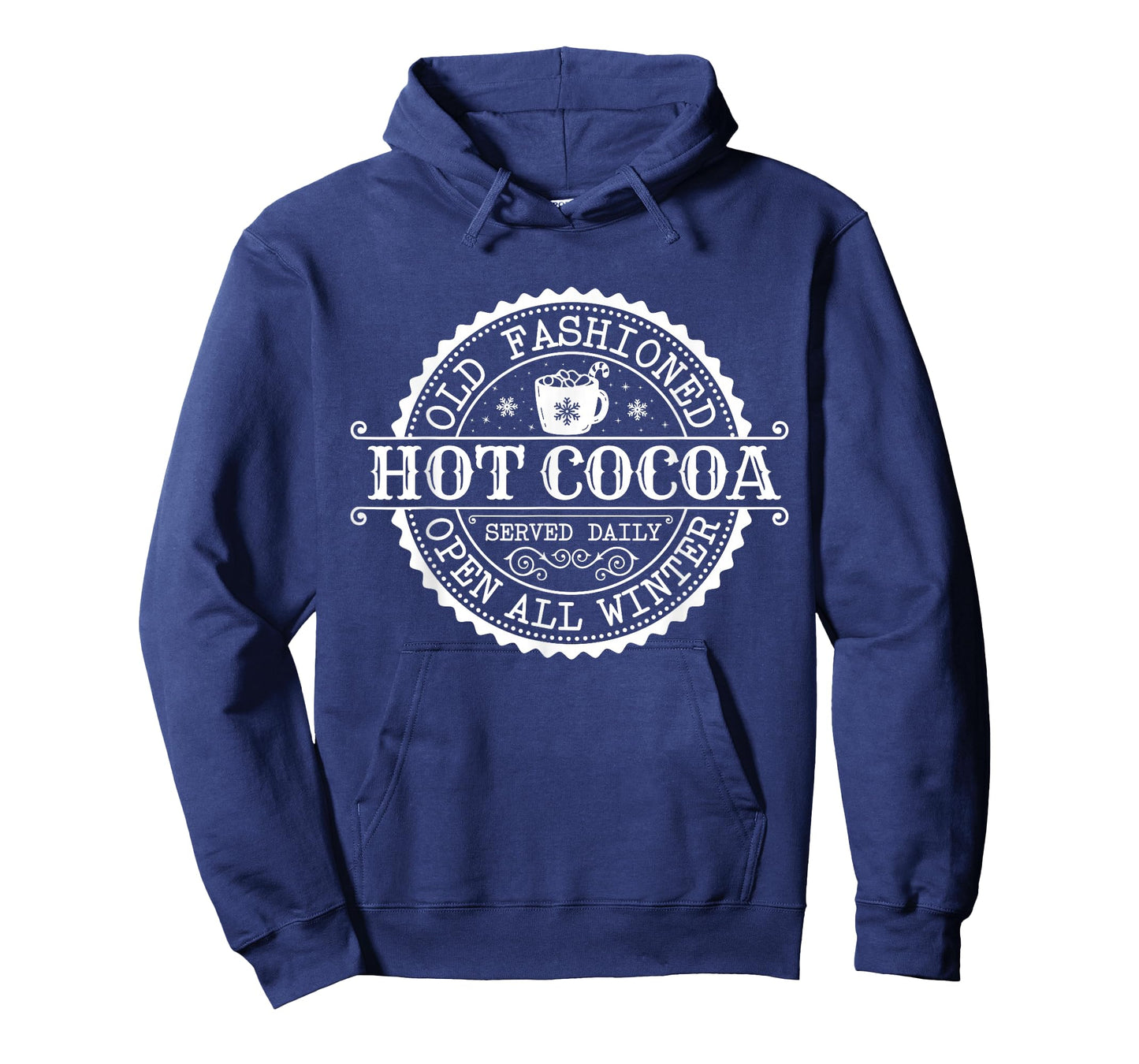 Retro North Pole Old Fashioned Hot Cocoa Coffee Merry Xmas T-Shirt