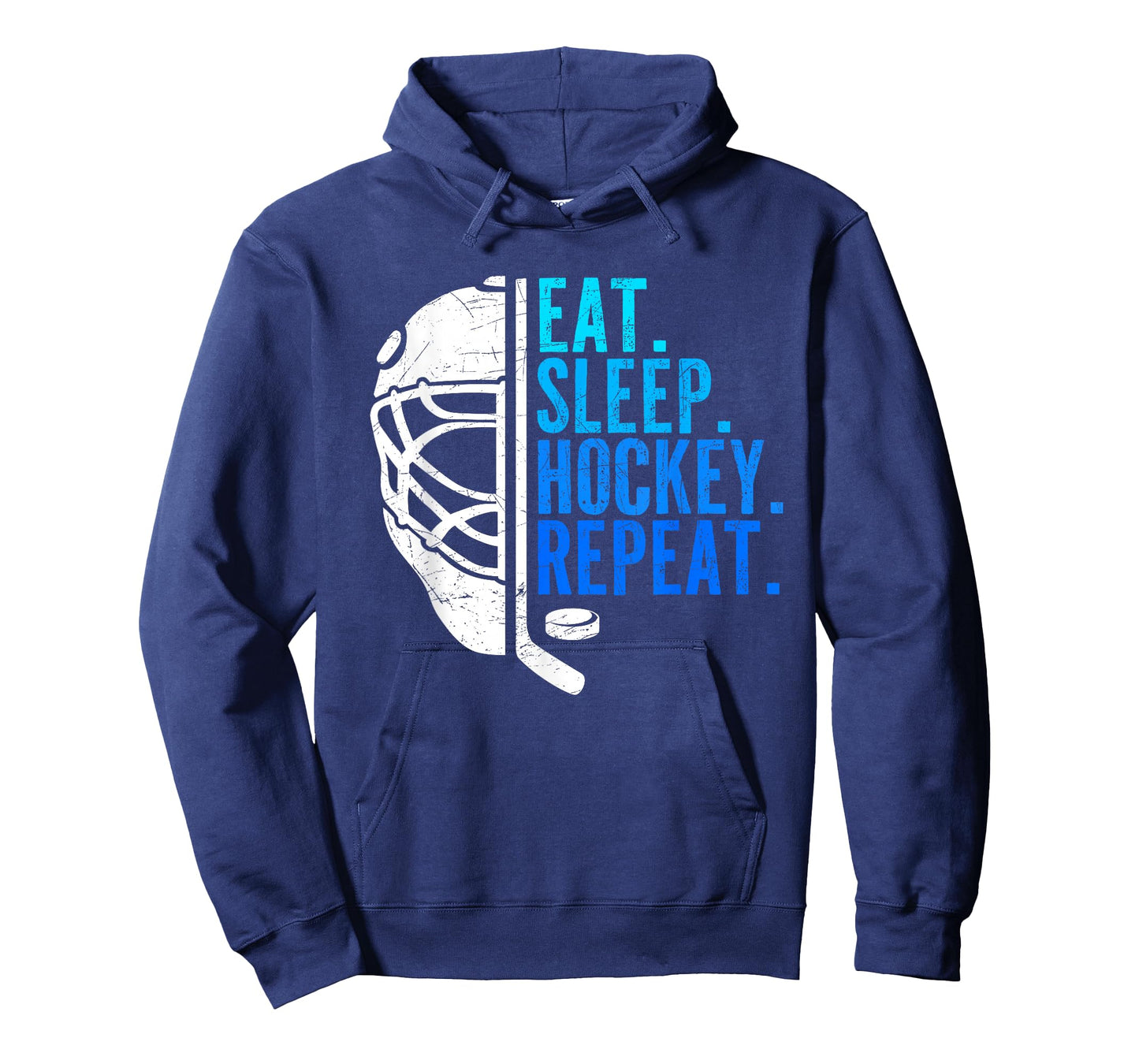 Eat Sleep Hockey Repeat Funny Boys Hockey Player T-Shirt