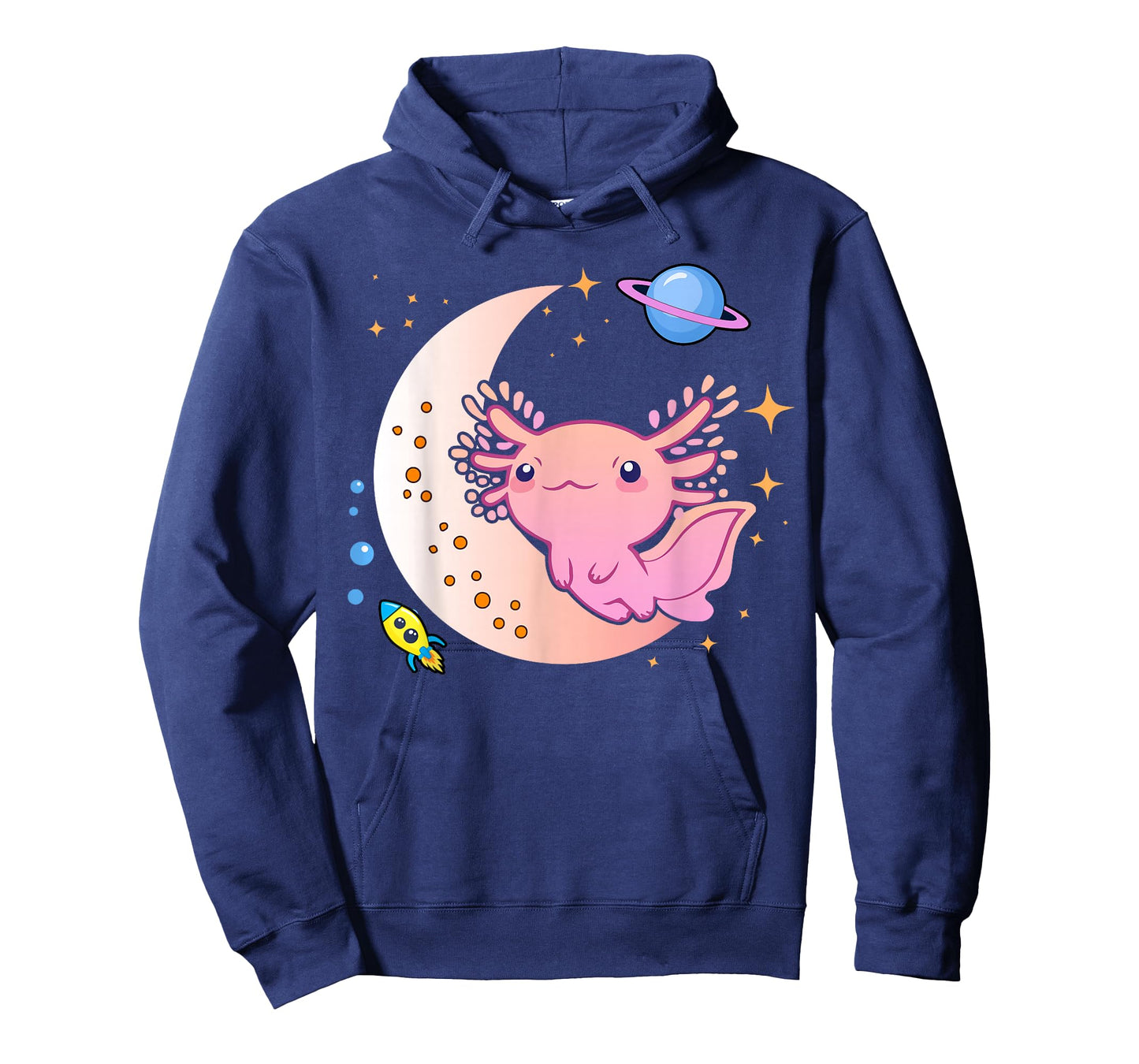 Cute Space Axolotl-Shirt Kids Teen Girl Kawaii Pastel Goth T-Shirt