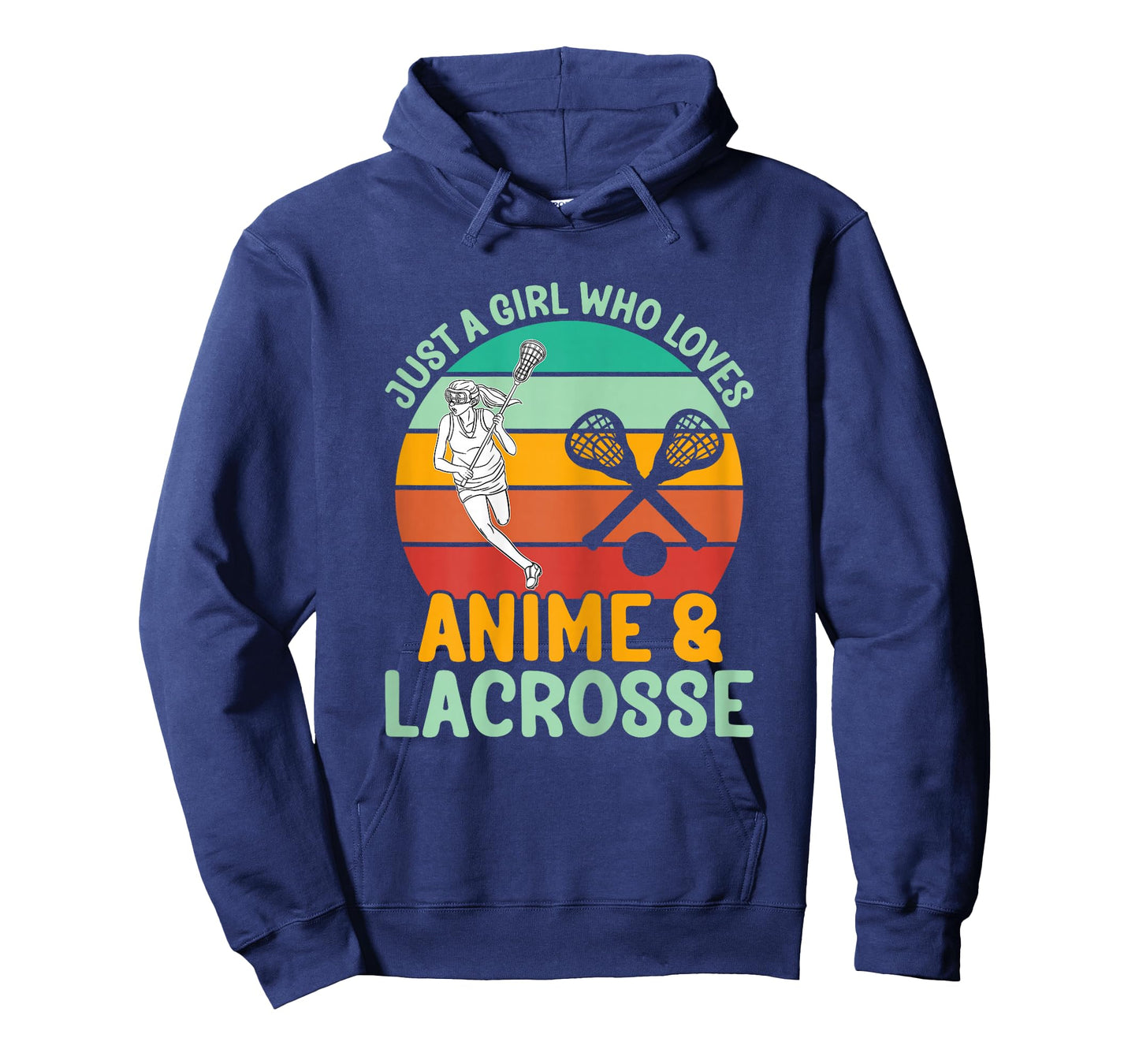 Just a Cute Girl Who Loves Anime & Lacrosse T-Shirt