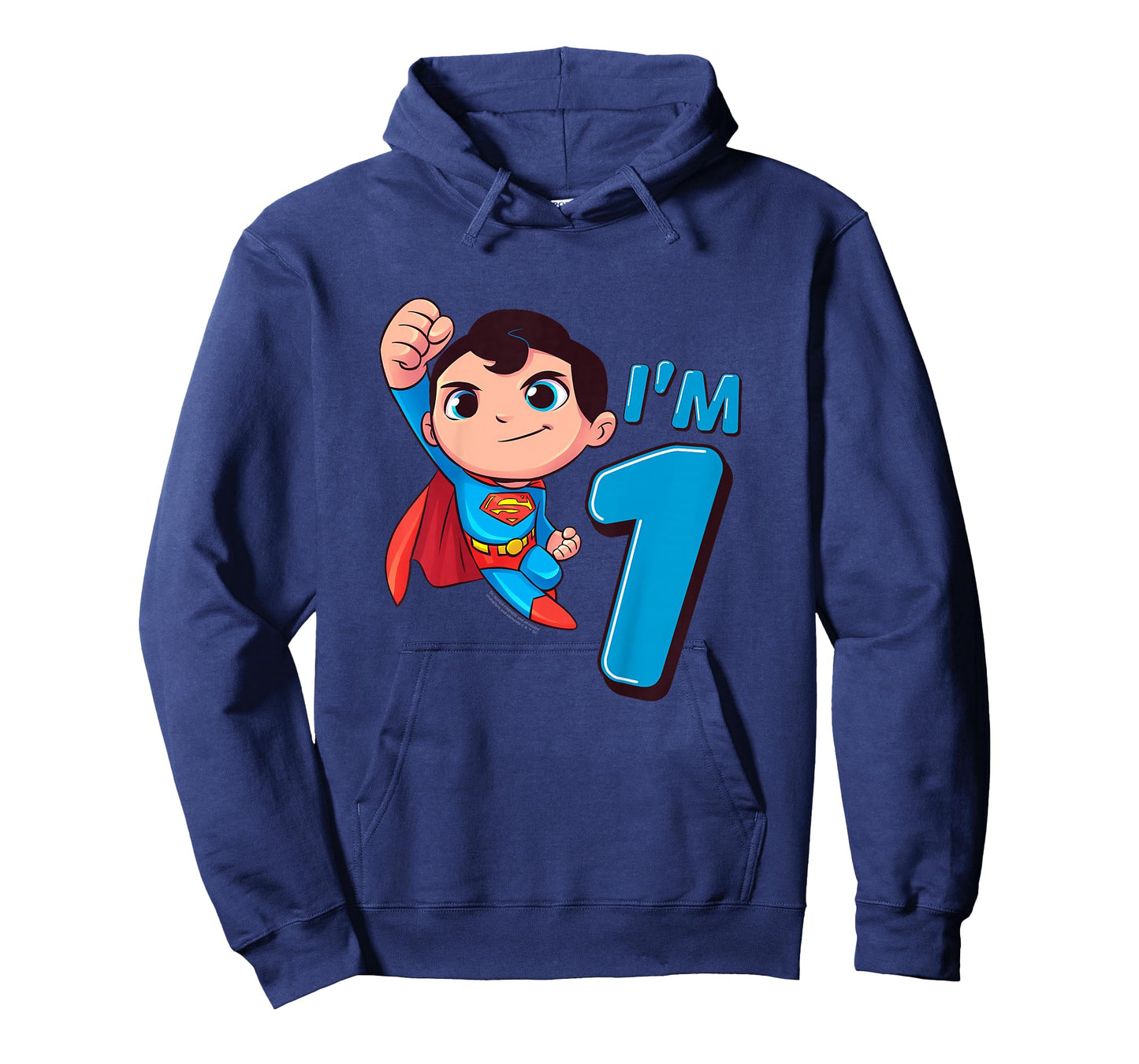 Kids Superman 1st Birthday Cute I'm 1 T-Shirt