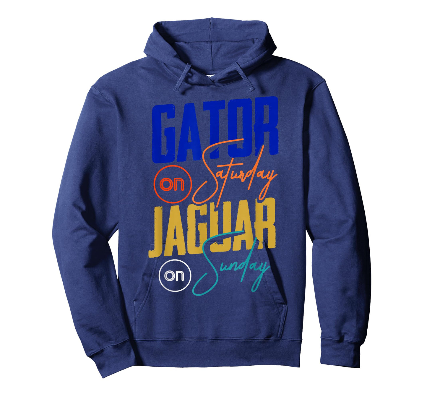 Gator On Saturday Jaguar On Sunday Sports Fan T-Shirt