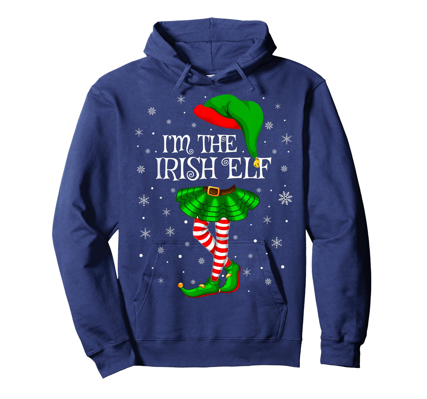 Irish Elf Christmas Matching Family Women Girls Elf T-Shirt