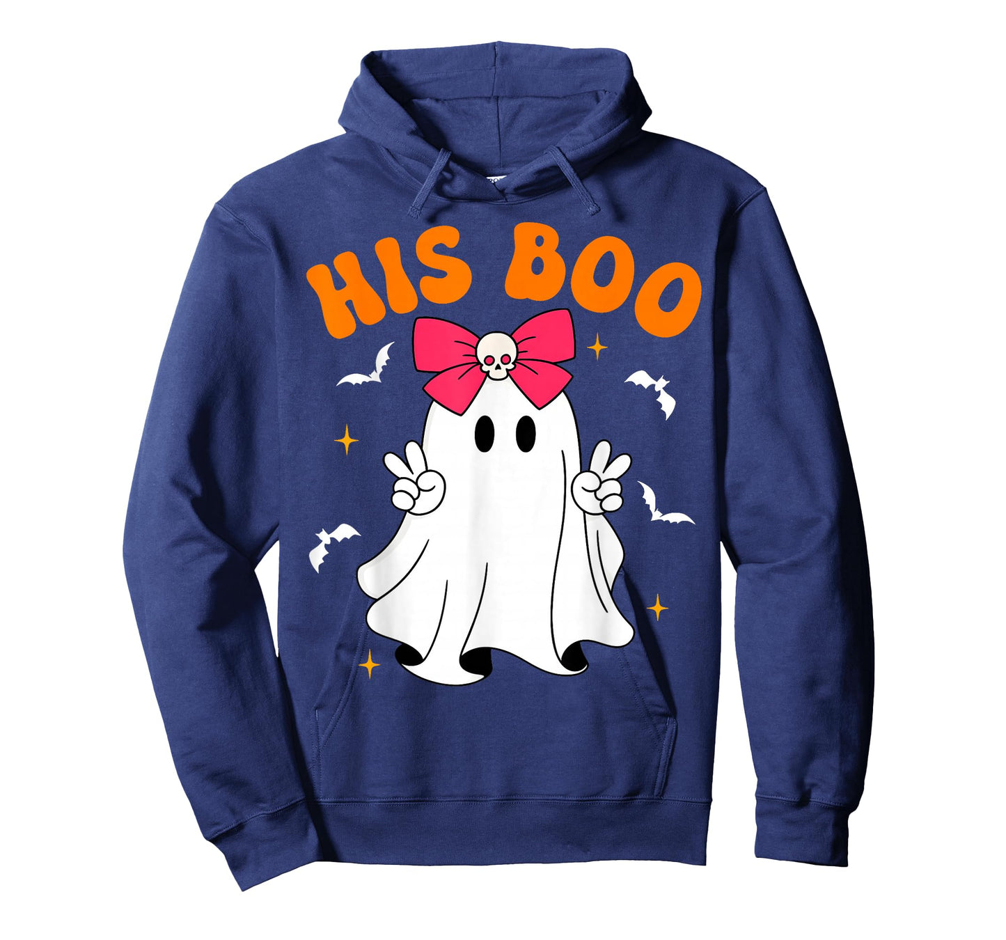 Her Boo & His Boo Funny Matching Halloween Couples T-Shirt