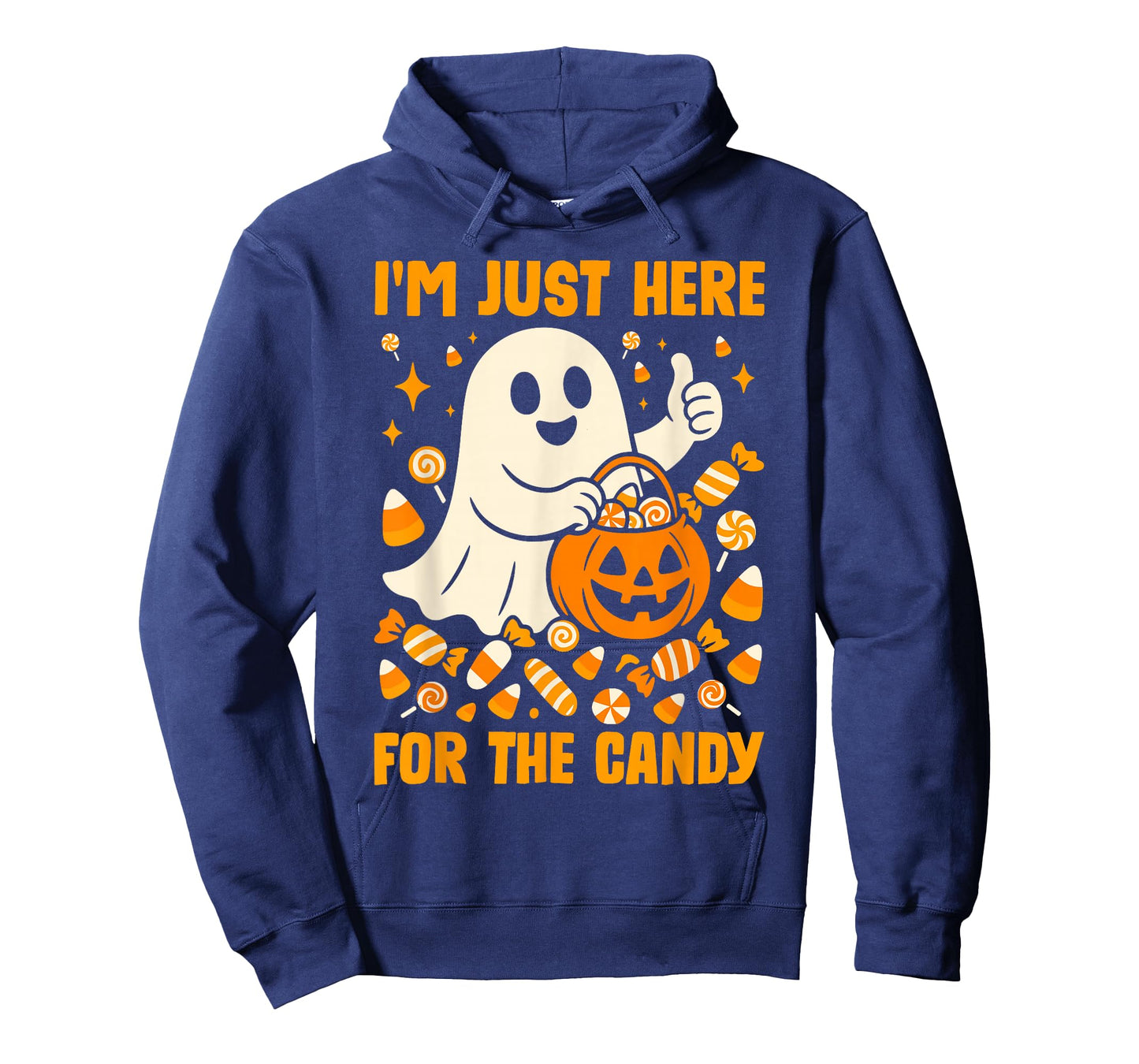 I'm Just Here for The Candy Halloween Pun Lollipop T-Shirt