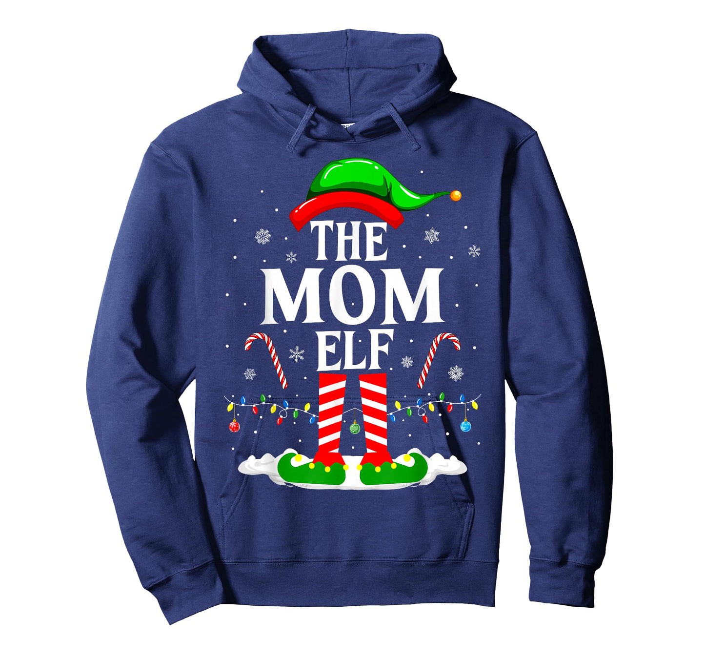 The Mom Elf Funny Xmas Elf Matching Family Christmas T-Shirt