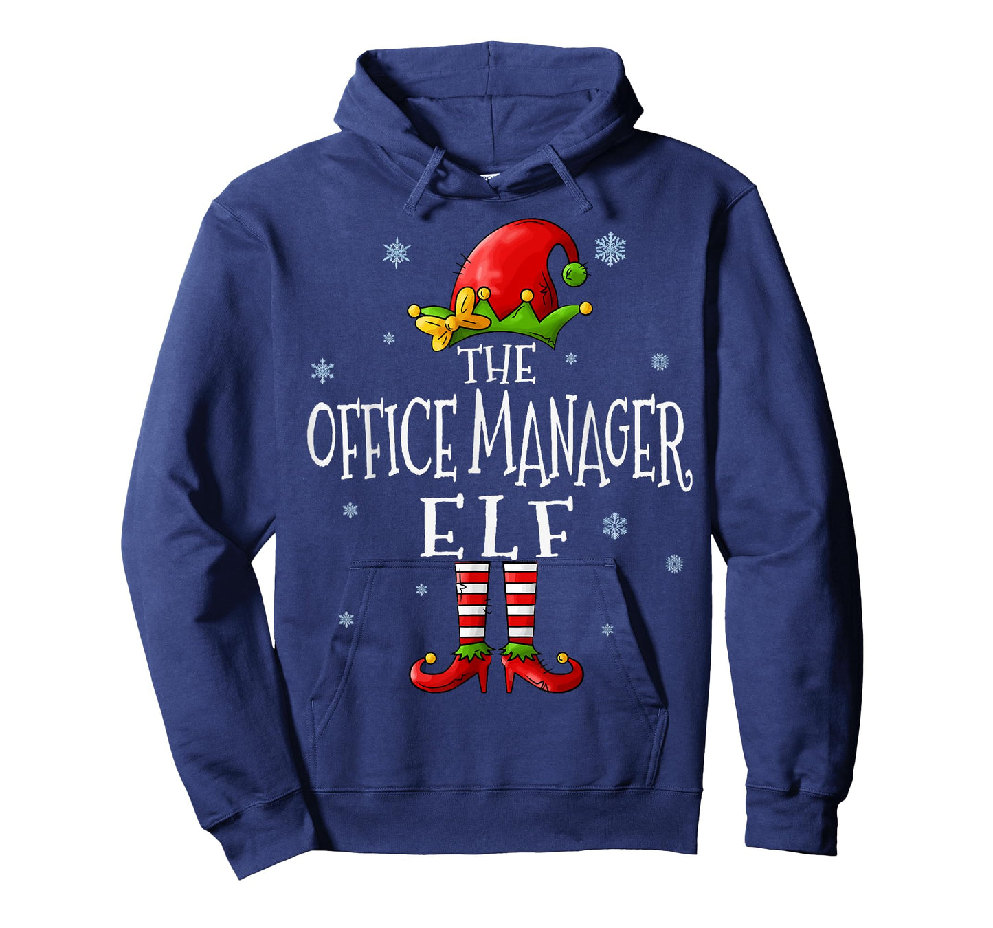 The Office Manager Elf Squad Funny Groupe Matching Christmas T-Shirt