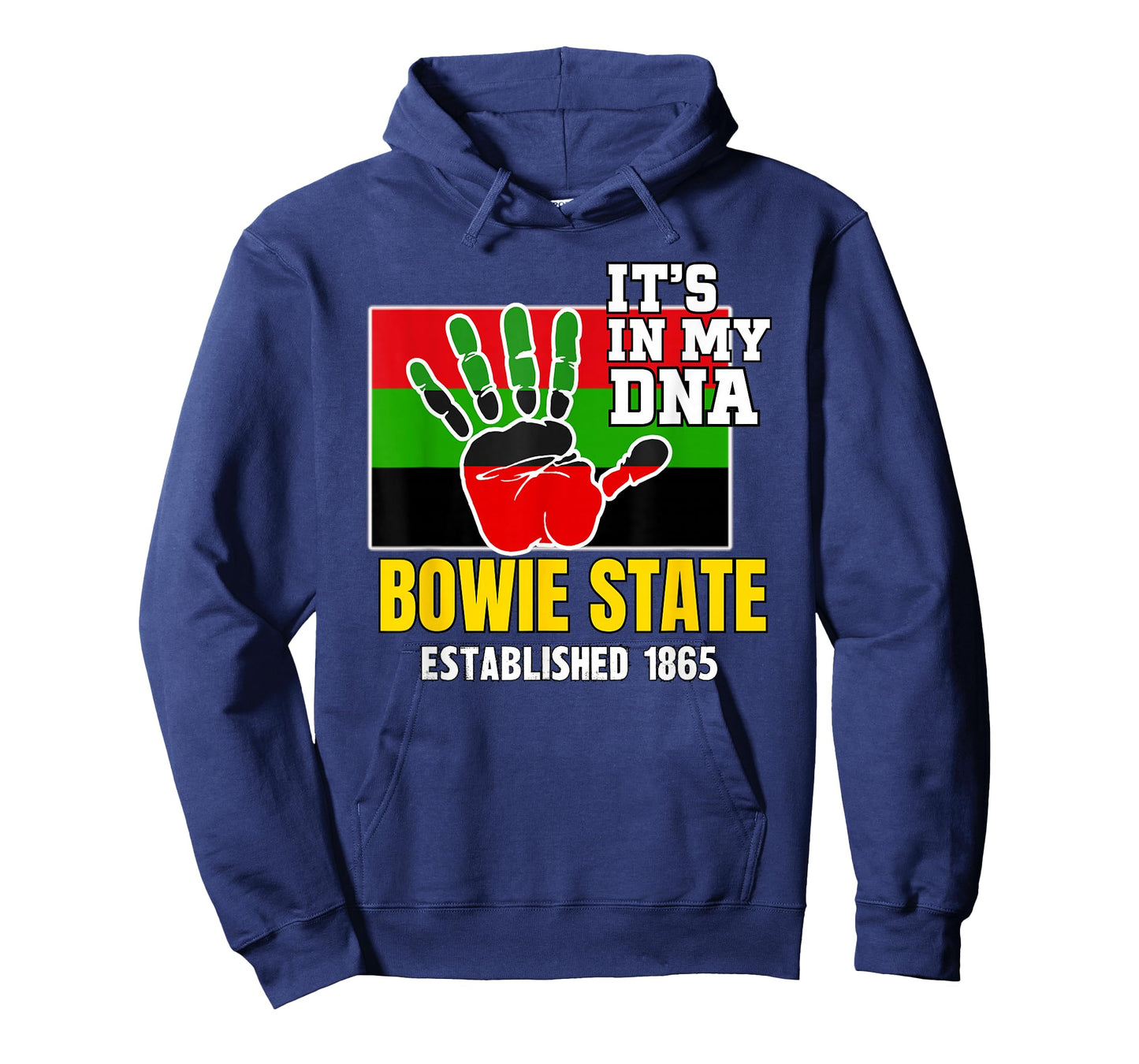 Bowie State, BSU, Red, Black and Green HBCU T-Shirt