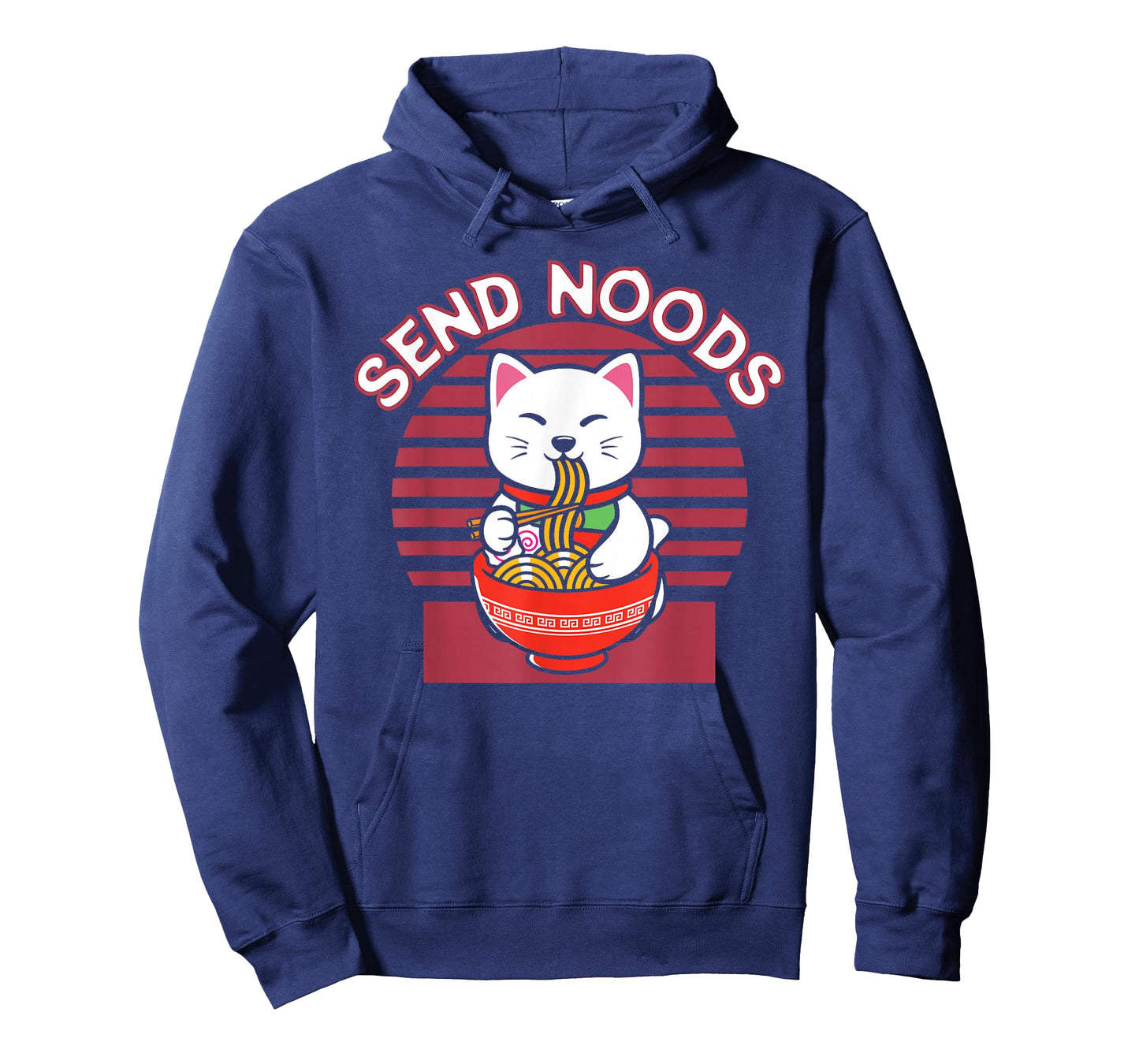Noodles Japan Cat Japanese Ramen Anime Send Noods T-Shirt