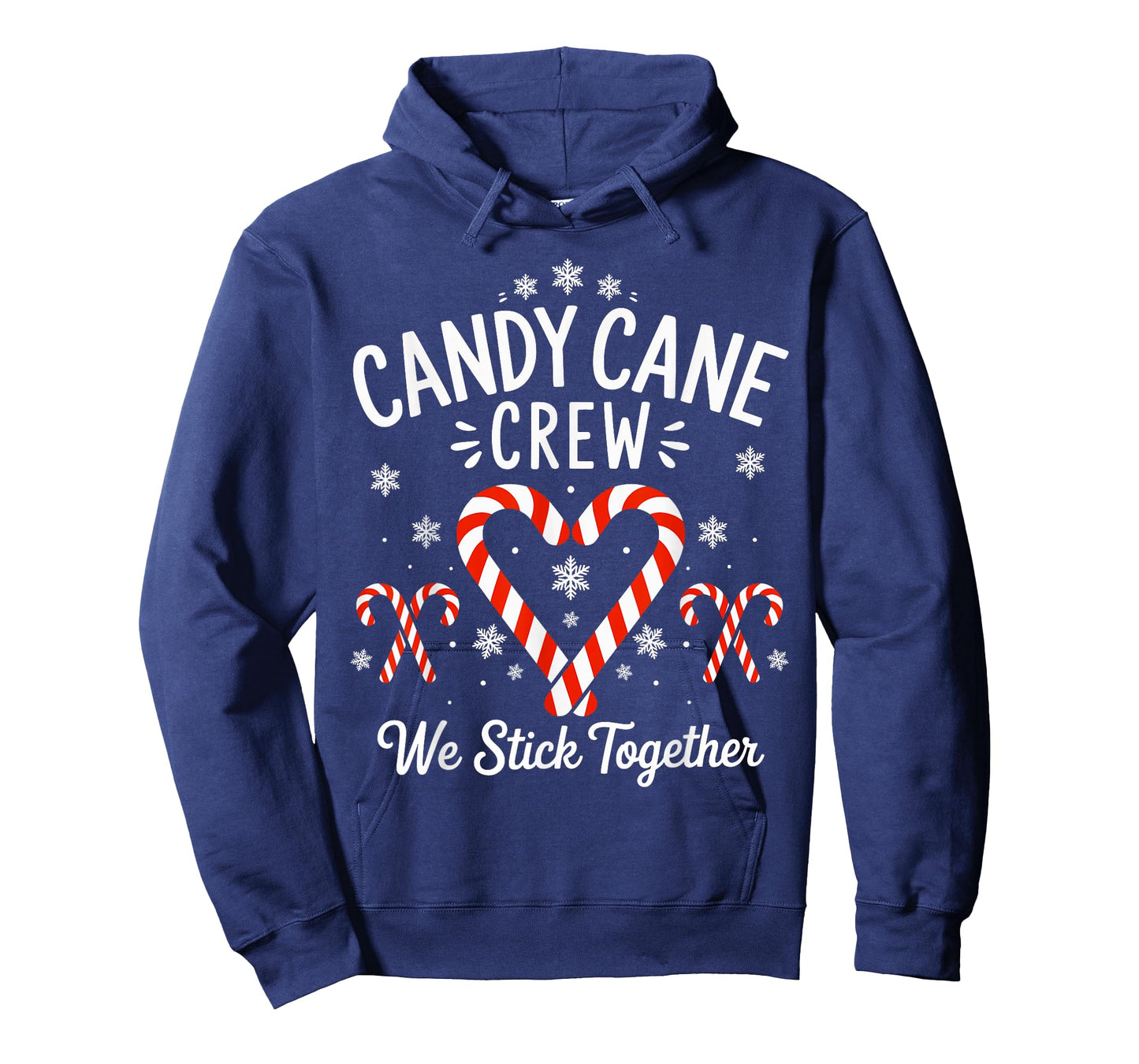 Candy Cane Crew we Stick Together Christmas T-Shirt