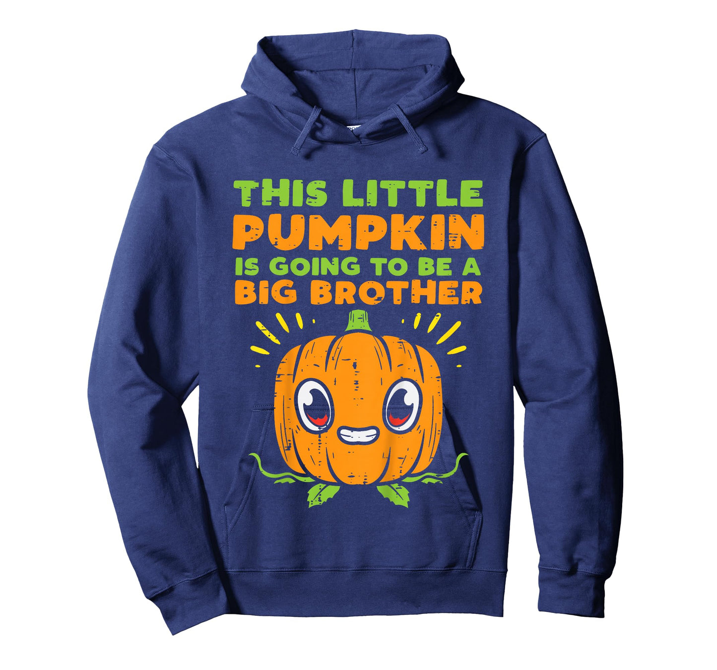 Kids Pumpkin Big Brother Baby Halloween Pregnancy Announcement T-Shirt