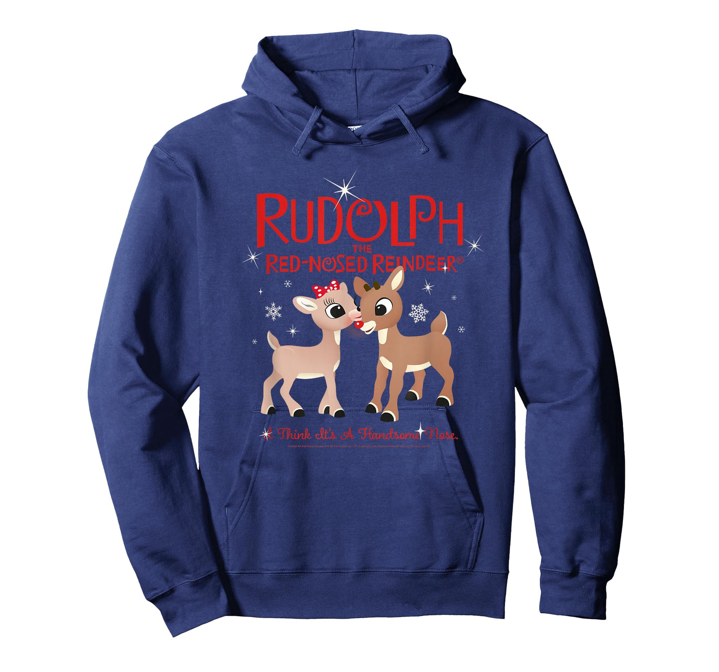 Rudolph and Clarice It's A Handsome Nose Retro Christmas T-Shirt