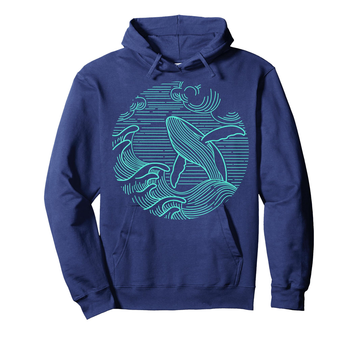 Humpback Whale Marine Life Ocean Nature Sea Blue Waves T-Shirt