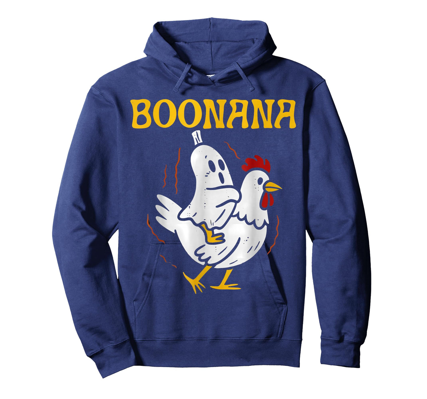 Boonana Riding Chicken Halloween Ghost Spooky Banana Costume T-Shirt