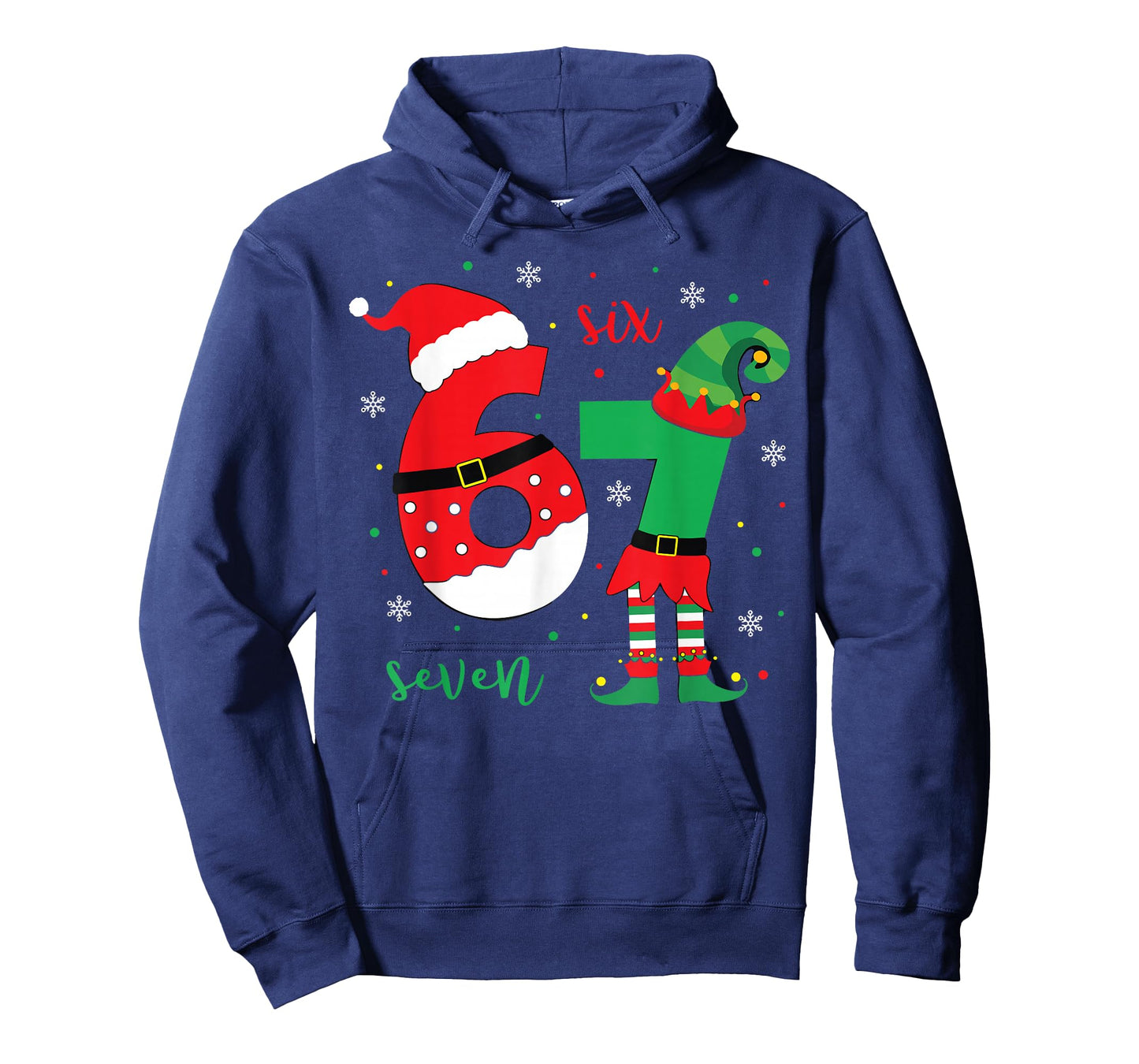 Funny 67 Christmas Costume Pajamas Holiday Outfit T-Shirt