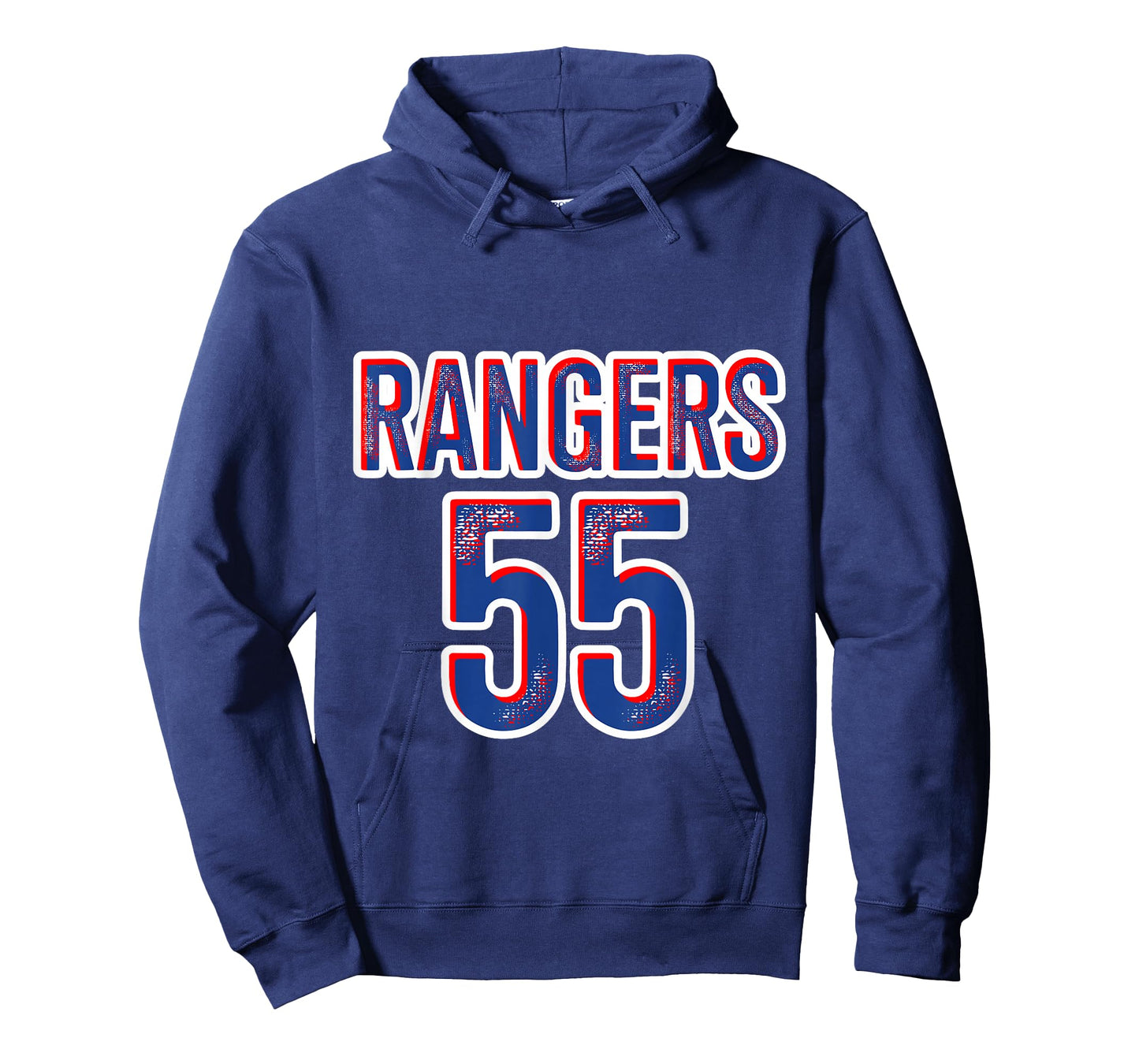 Rangers F.C. RFC 55th Scottish Premiership Winners Champion55 T-Shirt - Black, Unisex-Adults & Kids, Short Sleeve, Classic Fit, Small