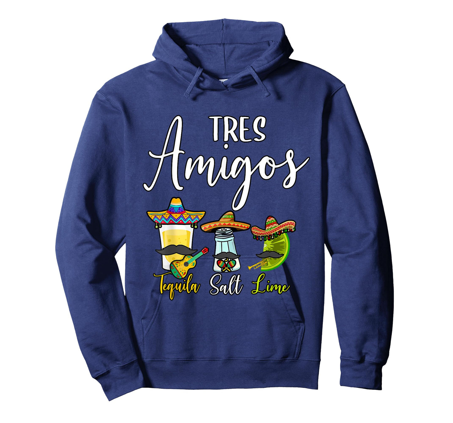 Tres Amigos Tequila Salt Lime Cinco De Mayo T-Shirt