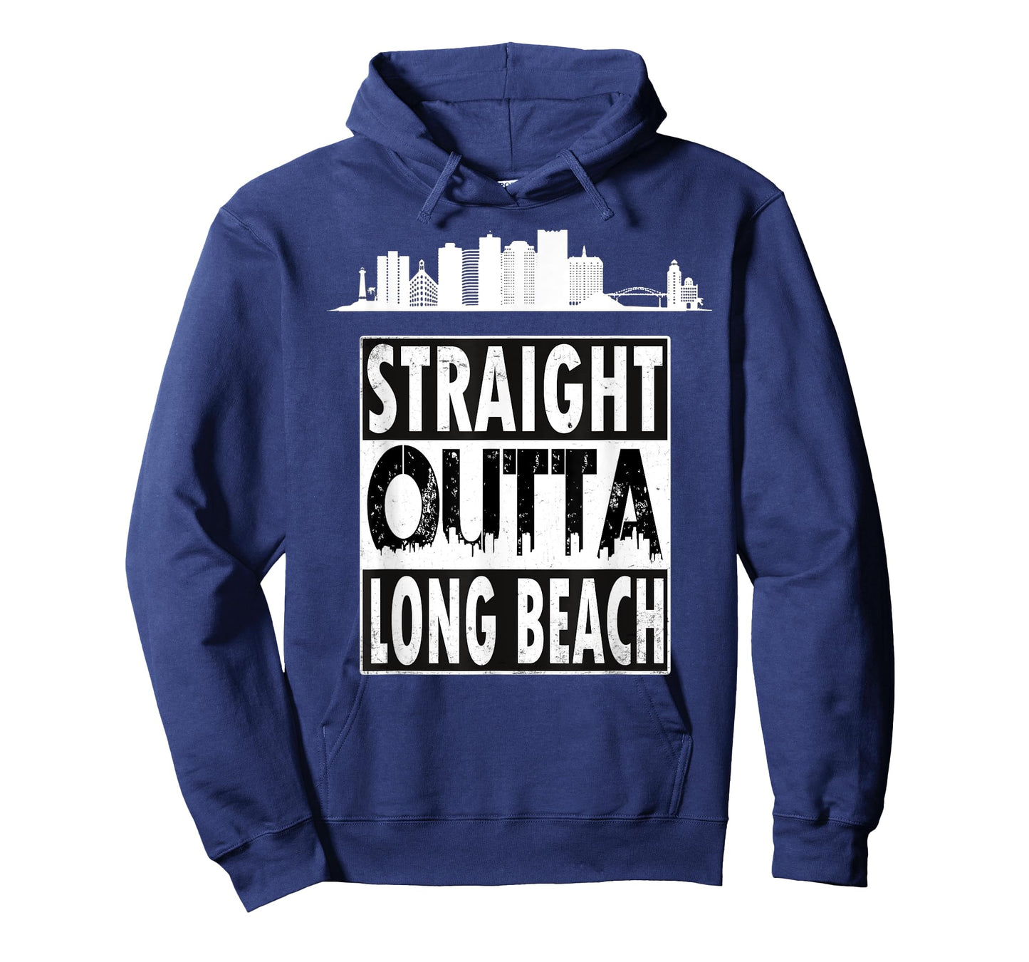 Straight Outta Long Beach Shirt Traveler Gift T-Shirt for Men Women