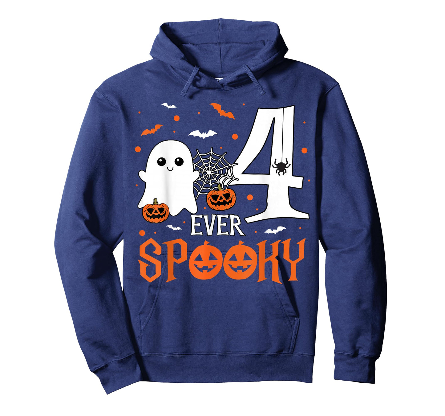 Four Ever Spooky Birthday Decorations 4th Birthday Halloween T-Shirt
